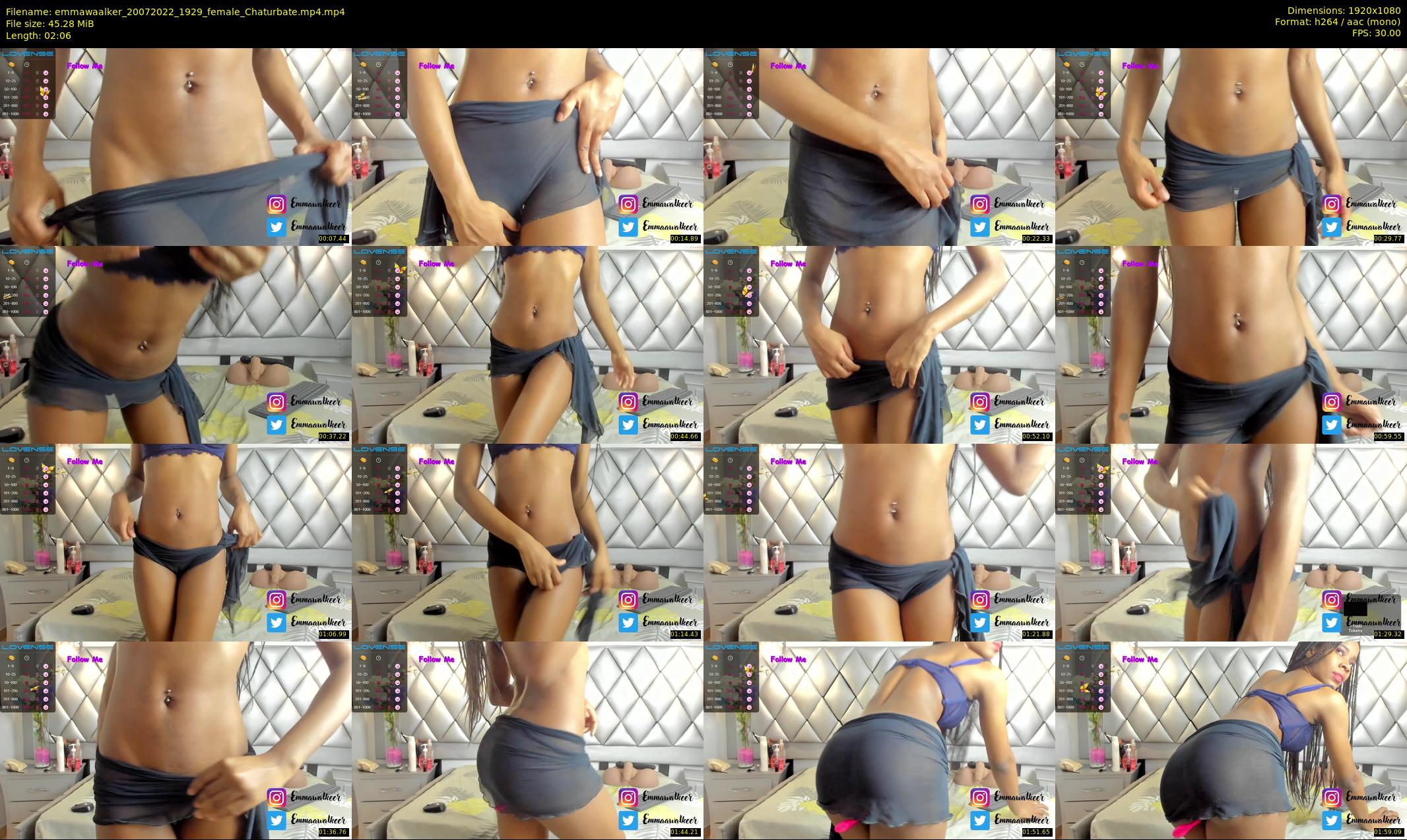 emmawaalker — 3 minute Chaturbate female cam show recording, 1080p, Jul 20, 2022