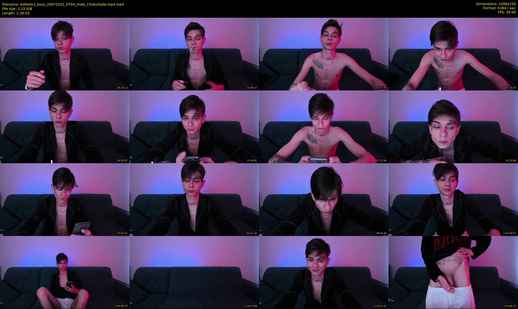 esthetics_boys — 91 minute Chaturbate male cam show recording, 720p, Jul 20, 2022