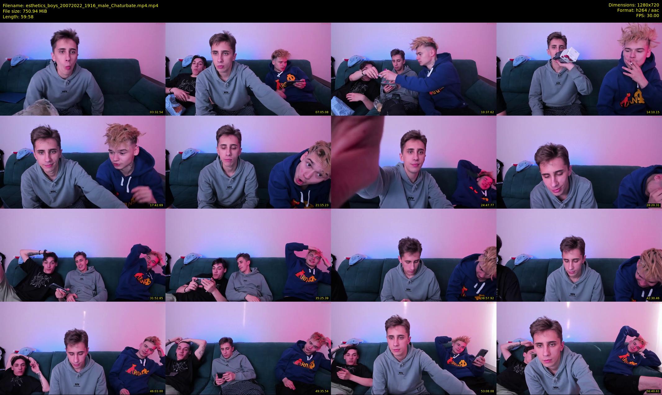 esthetics_boys — 60 minute Chaturbate male cam show recording, 720p, Jul 20, 2022