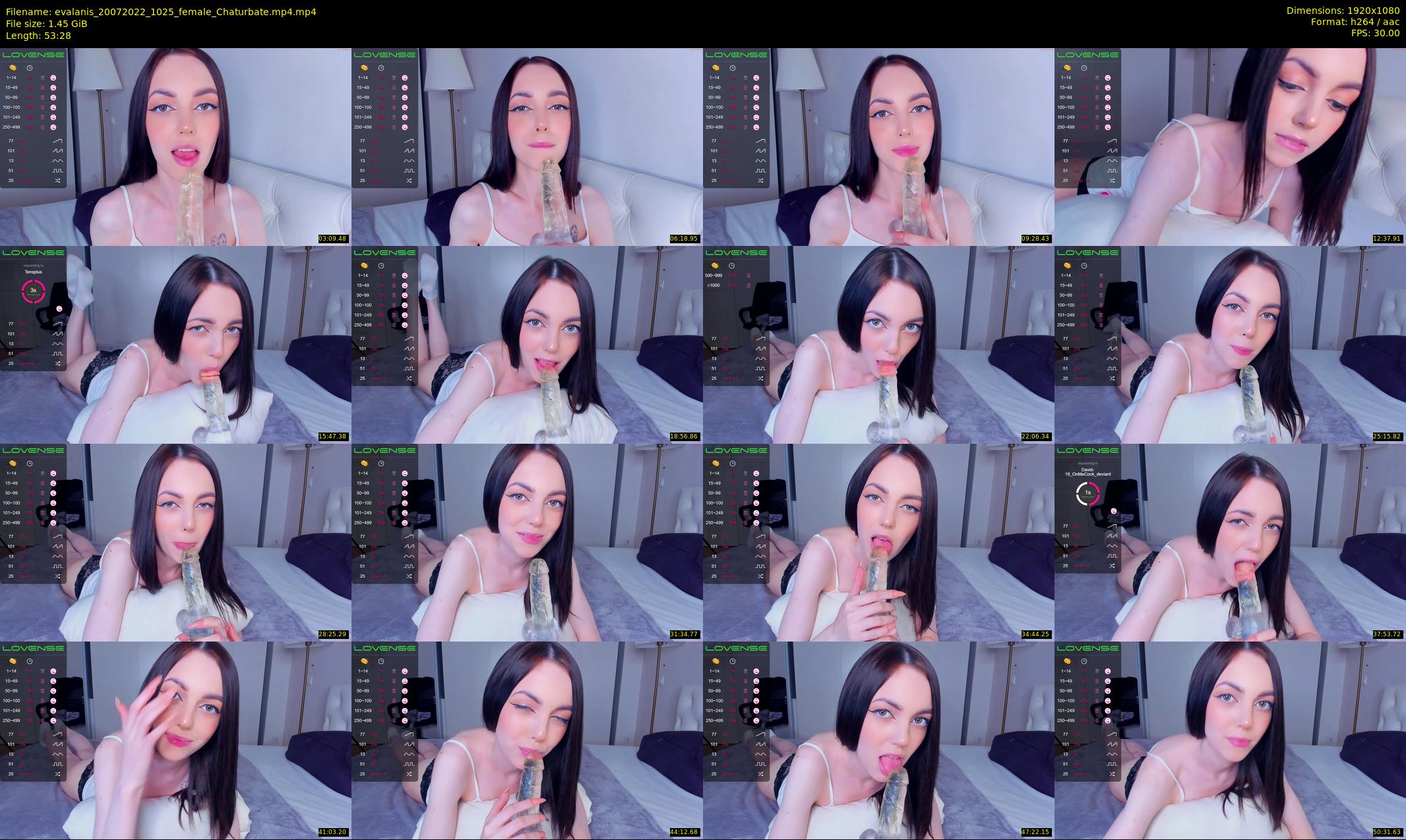 evalanis — 54 minute Chaturbate couple cam show recording, 1080p, Jul 20, 2022