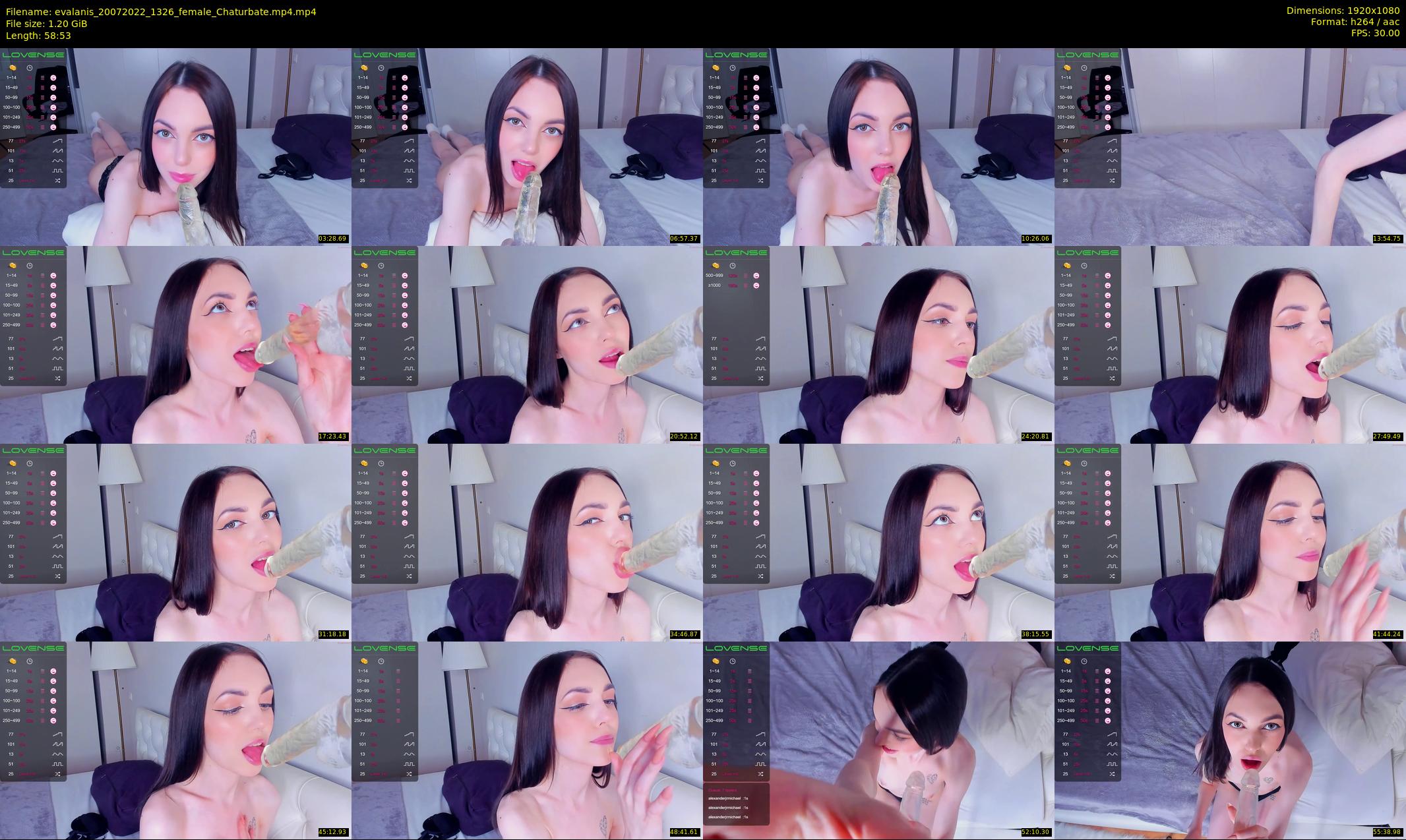 evalanis — 59 minute Chaturbate couple cam show recording, 1080p, Jul 20, 2022