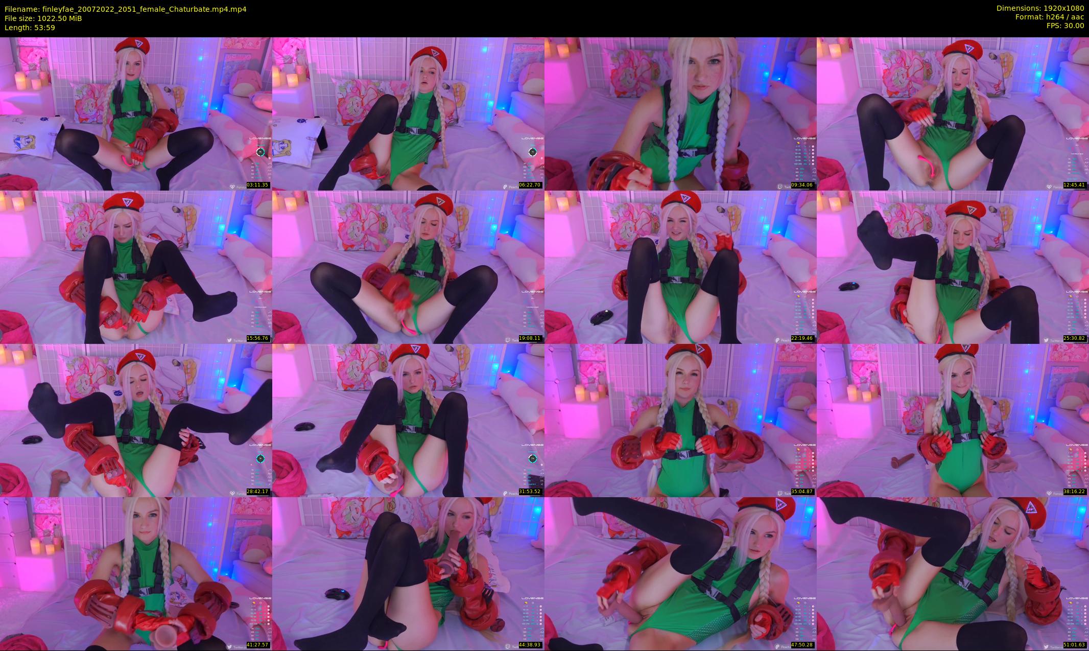 finleyfae — 54 minute Chaturbate female cam show recording, 1080p, Jul 20, 2022