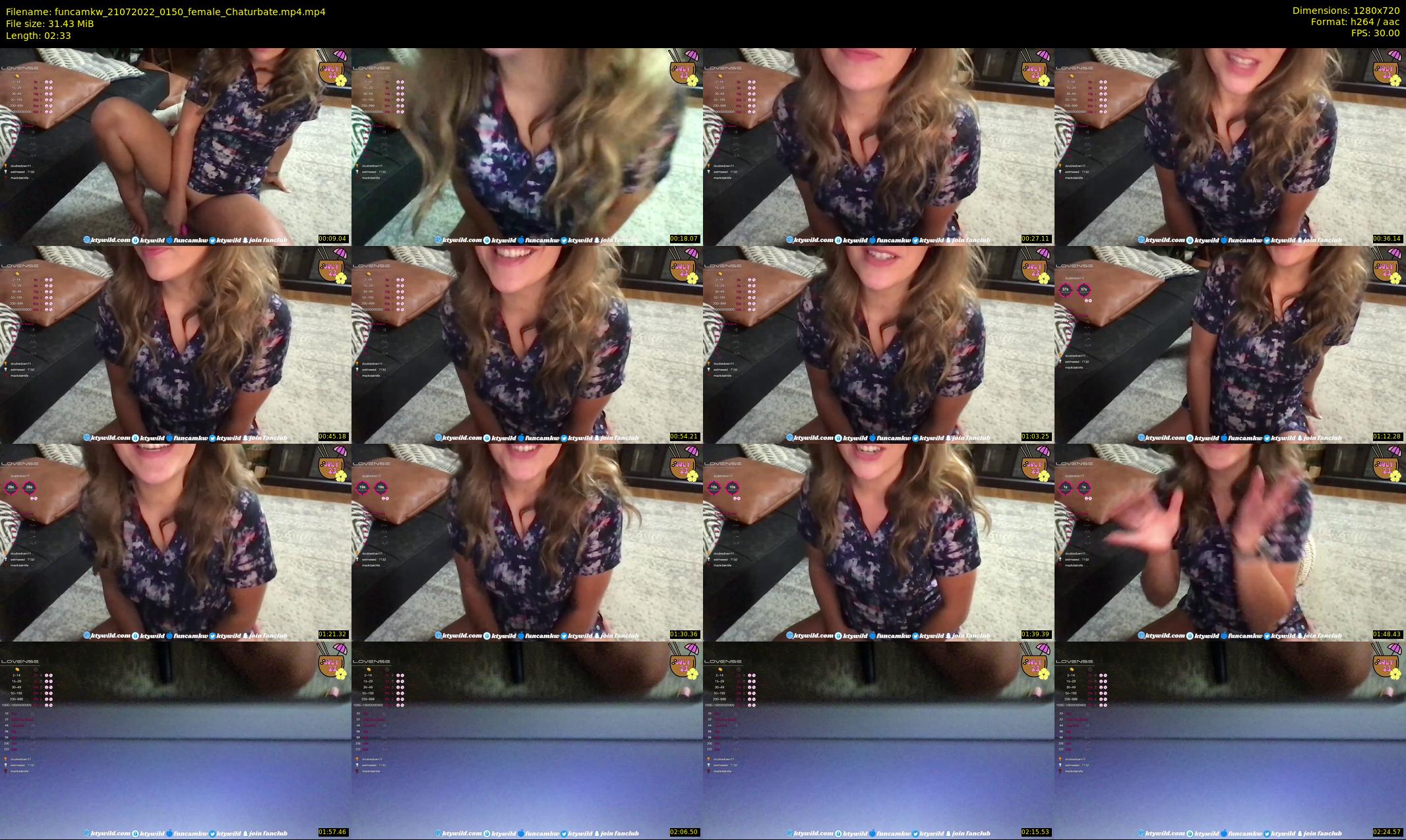 funcamkw — 3 minute Chaturbate female cam show recording, 720p, Jul 21, 2022