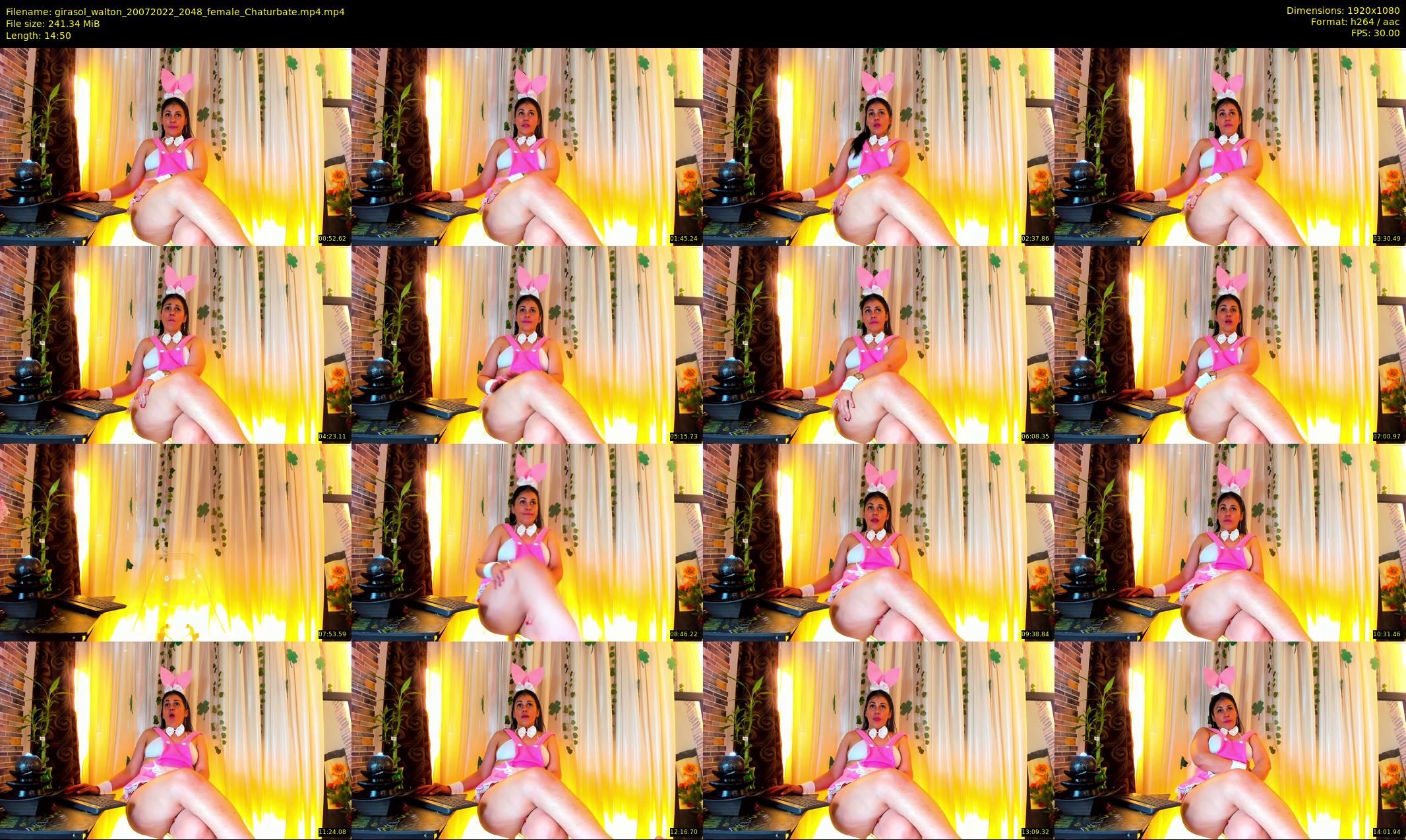 girasol_walton — 15 minute Chaturbate female cam show recording, 1080p, Jul 20, 2022