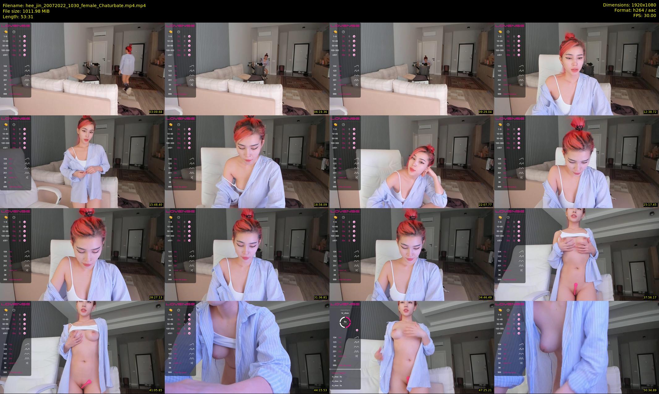 hee_jin — 54 minute Chaturbate female cam show recording, 1080p, Jul 20, 2022