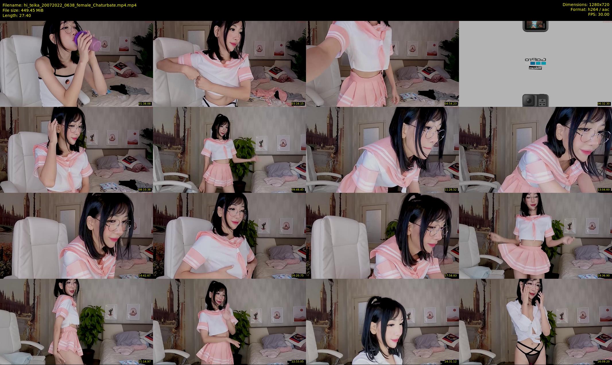 hi_teika — 28 minute Chaturbate female cam show recording, 720p, Jul 20, 2022