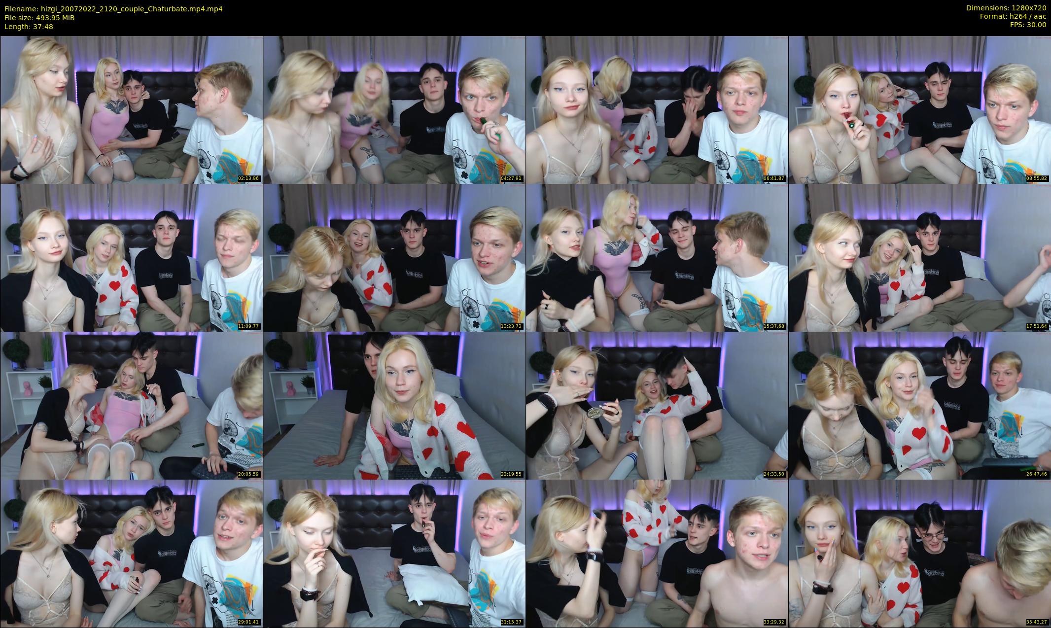 hizgi — 38 minute Chaturbate couple cam show recording, 720p, Jul 20, 2022
