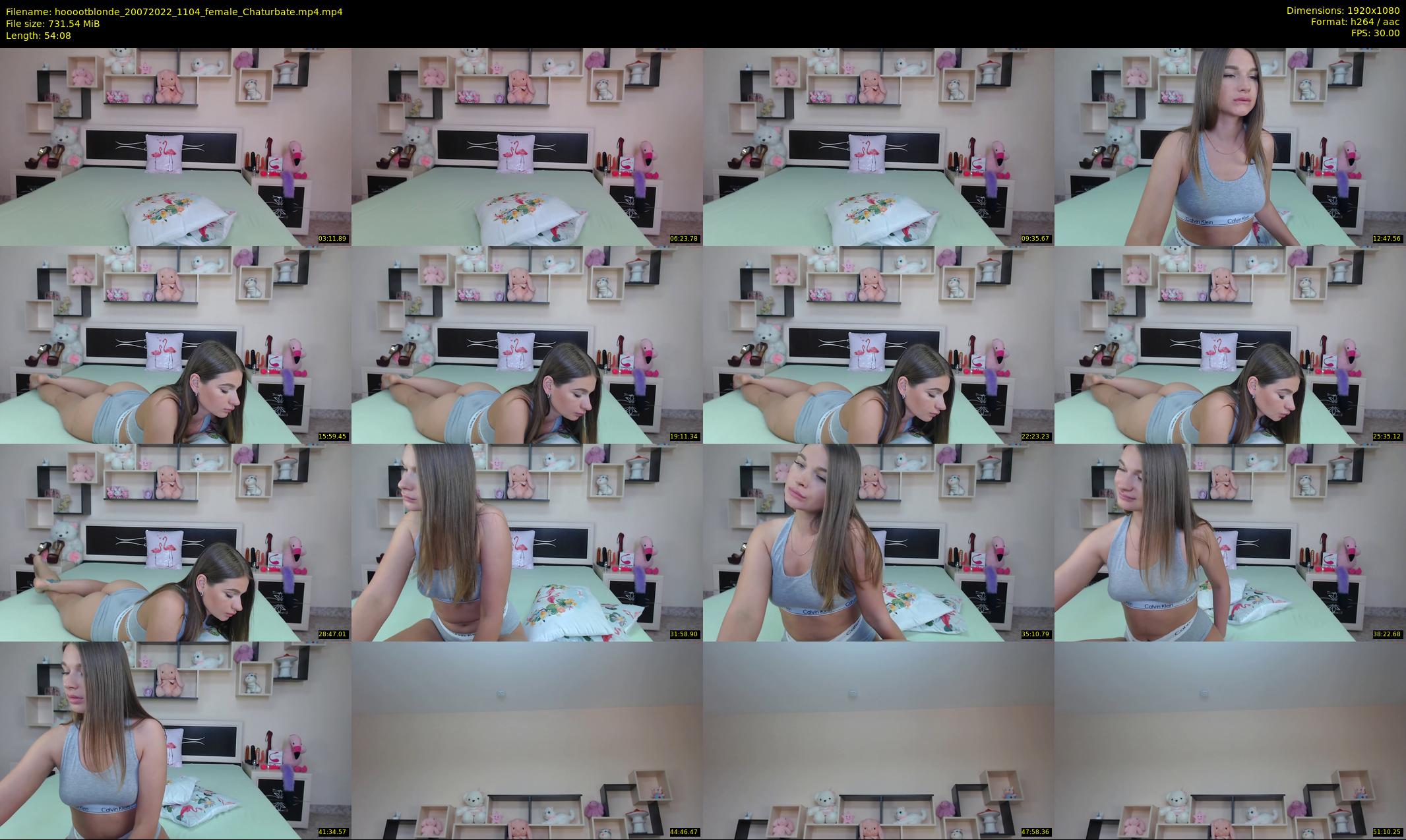 hooootblonde — 55 minute Chaturbate female cam show recording, 1080p, Jul 20, 2022