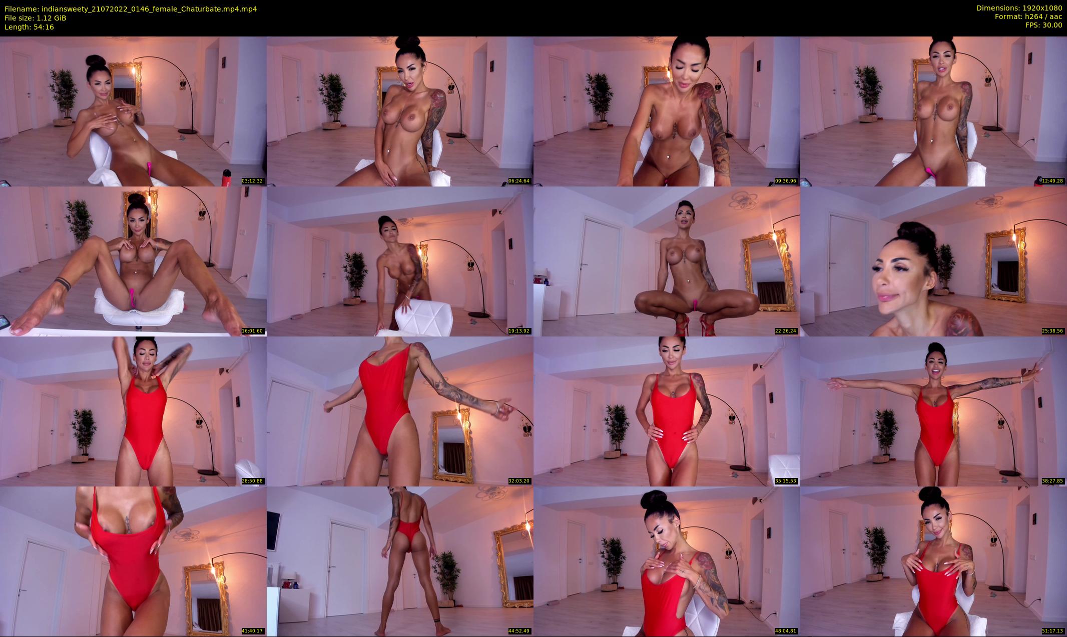 indiansweety — 55 minute Chaturbate female cam show recording, 1080p, Jul 21, 2022