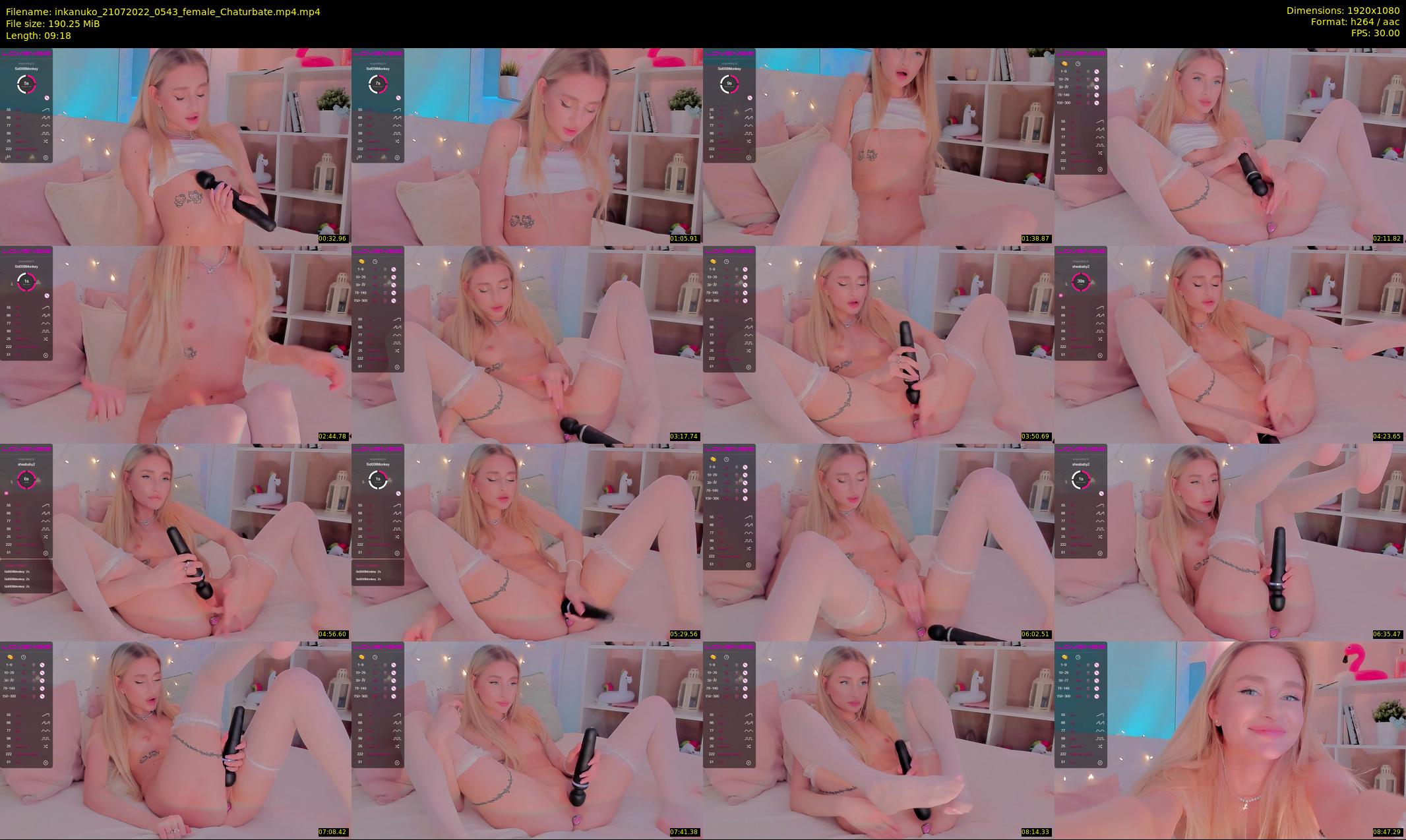 inkanuko — 10 minute Chaturbate couple cam show recording, 1080p, Jul 21, 2022