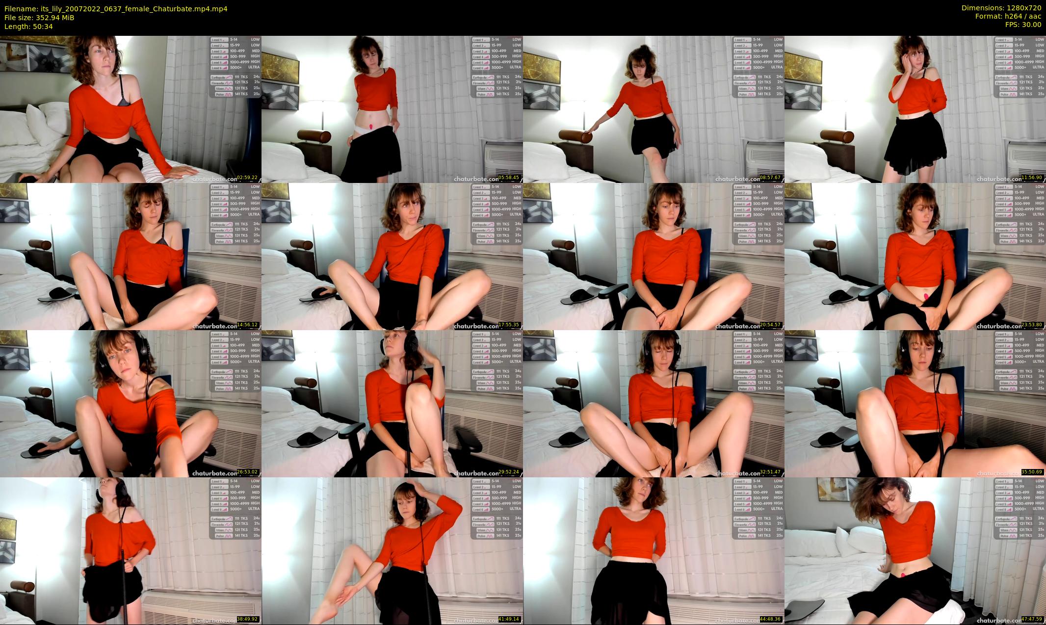 its_lily — 51 minute Chaturbate female cam show recording, 720p, Jul 20, 2022