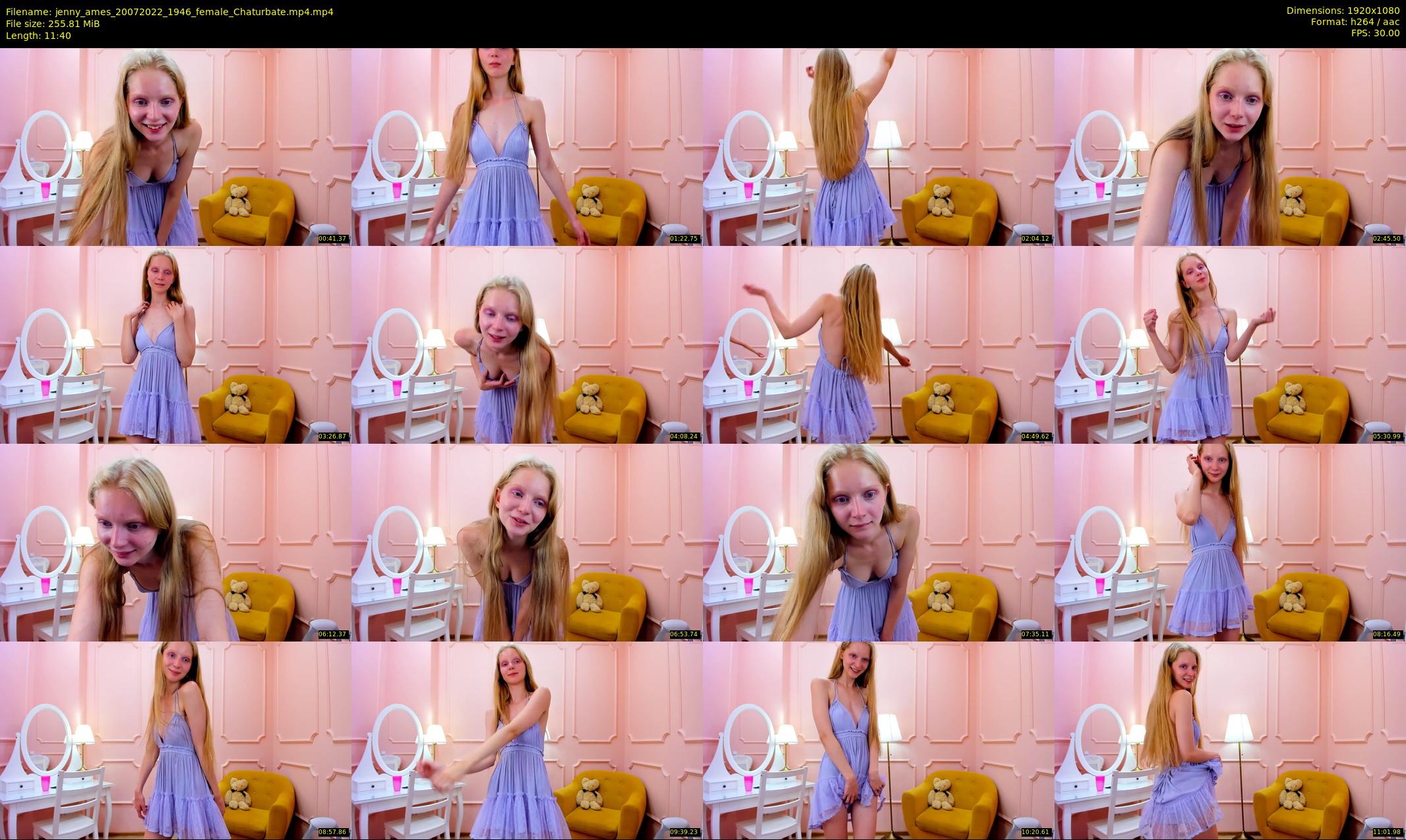 jenny_ames — 12 minute Chaturbate female cam show recording, 1080p, Jul 20, 2022