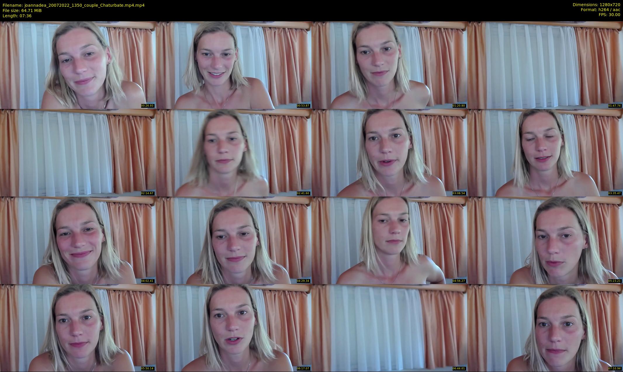 joannadea — 8 minute Chaturbate female cam show recording, 720p, Jul 20, 2022
