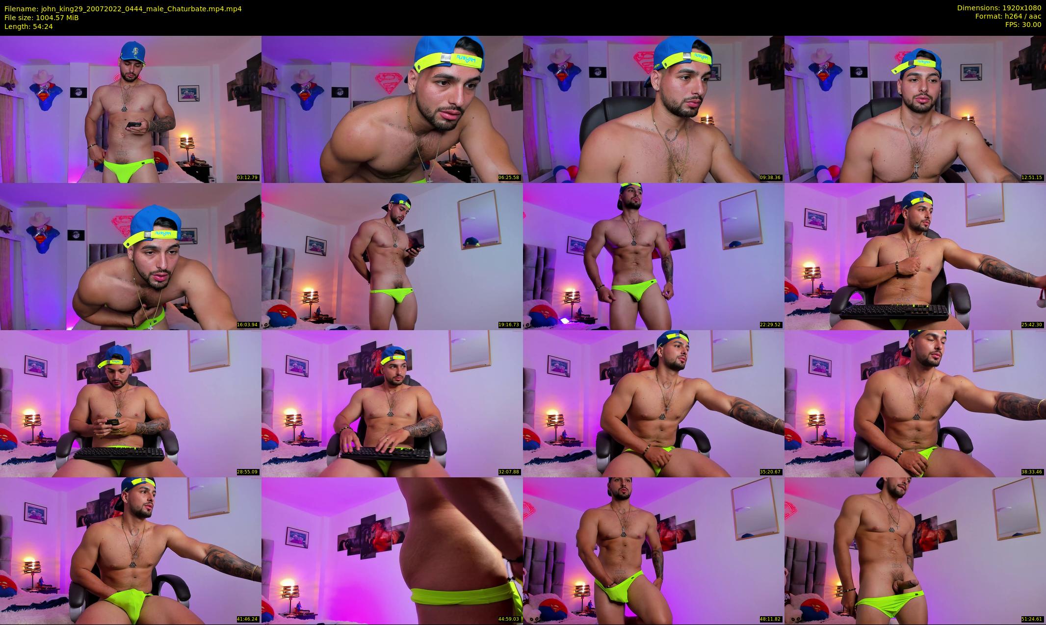 john_king29 — 55 minute Chaturbate male cam show recording, 1080p, Jul 20, 2022