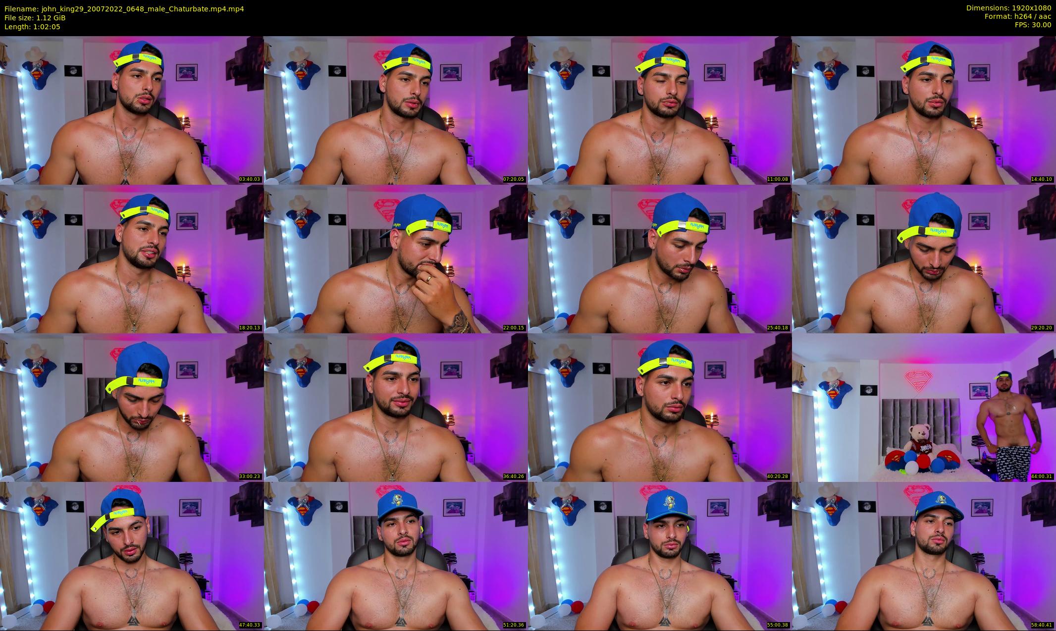 john_king29 — 63 minute Chaturbate male cam show recording, 1080p, Jul 20, 2022