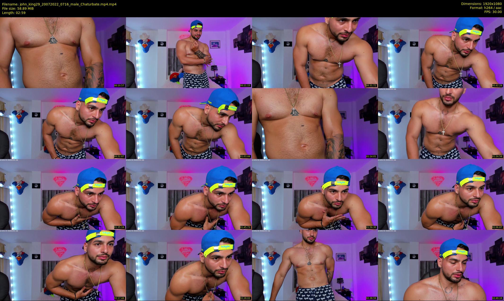 john_king29 — 3 minute Chaturbate male cam show recording, 1080p, Jul 20, 2022