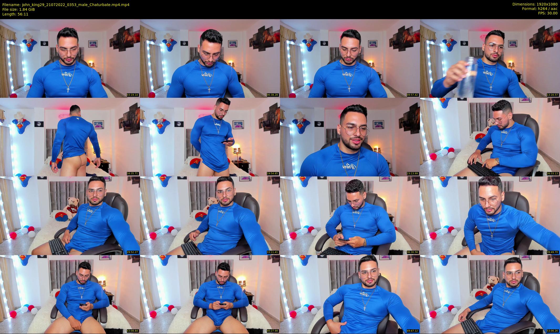 john_king29 — 57 minute Chaturbate male cam show recording, 1080p, Jul 21, 2022
