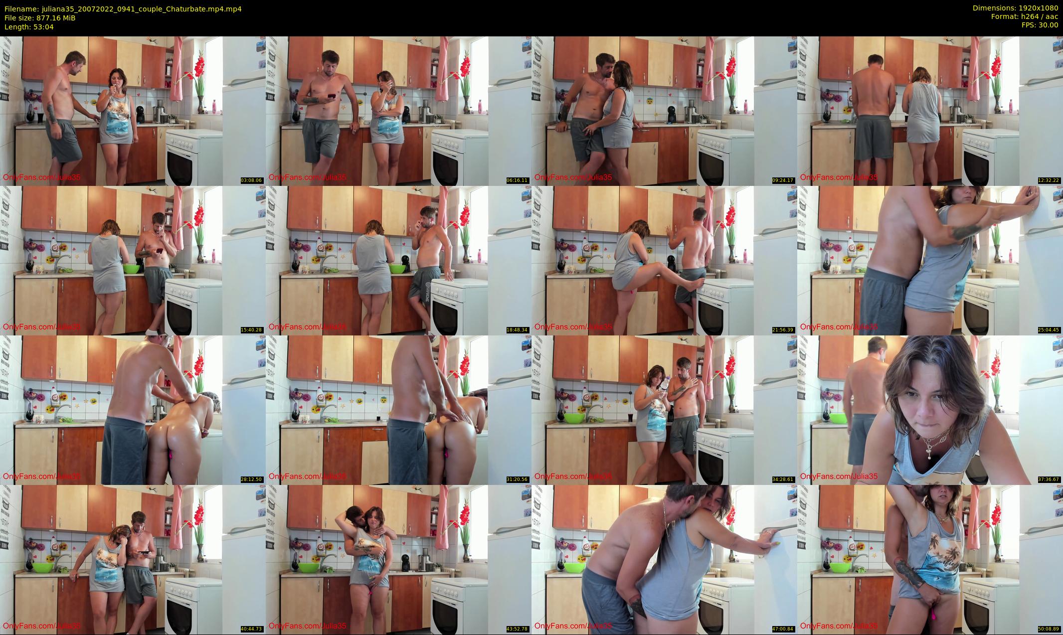 juliana35 — 54 minute Chaturbate couple cam show recording, 1080p, Jul 20, 2022