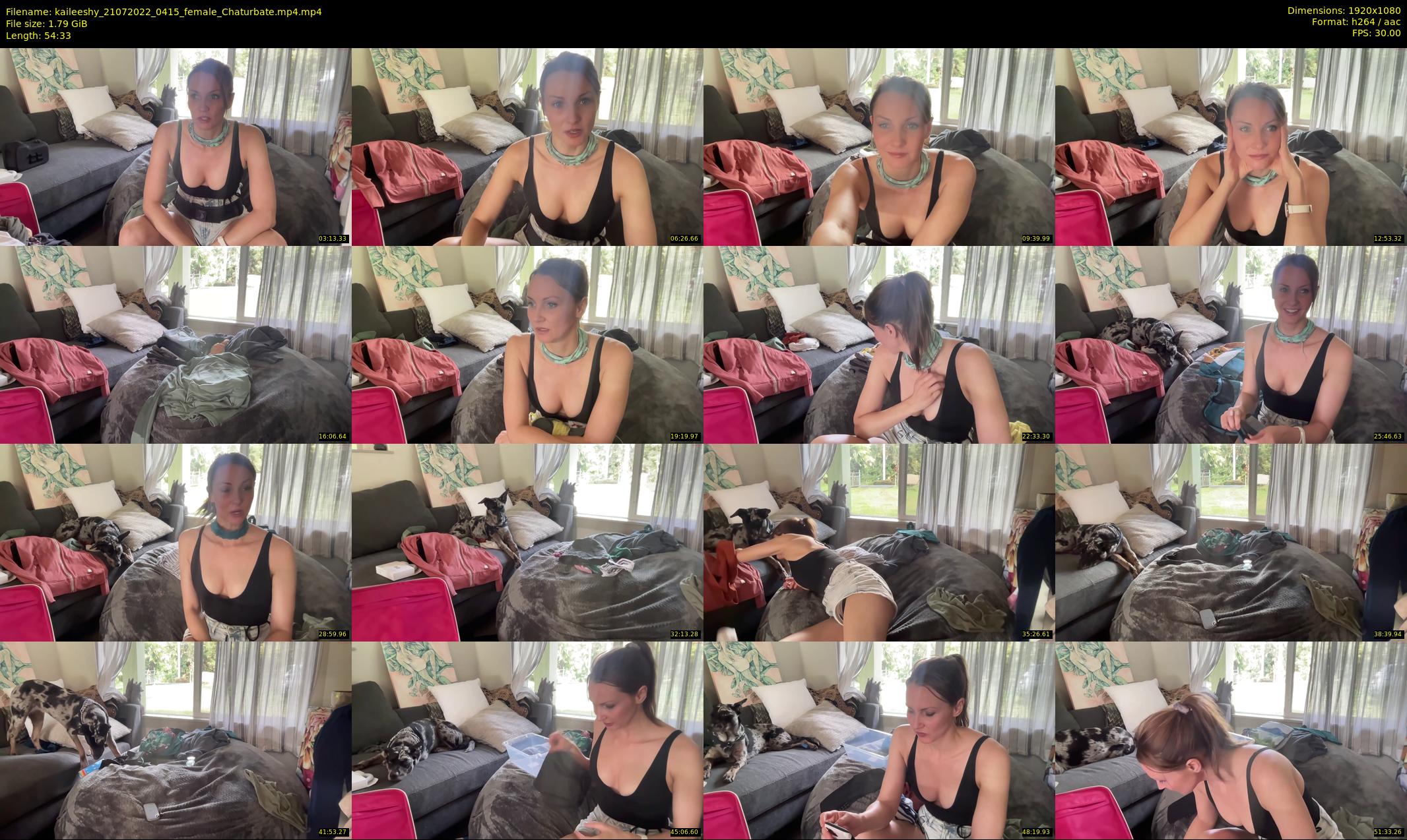 kaileeshy — 55 minute Chaturbate female cam show recording, 1080p, Jul 21, 2022