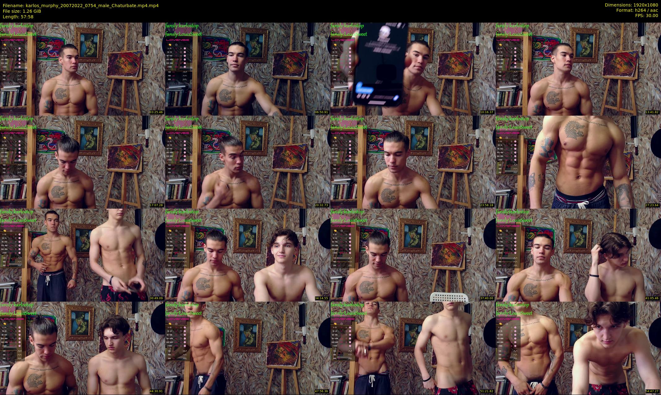 karlos_murphy — 58 minute Chaturbate male cam show recording, 1080p, Jul 20, 2022