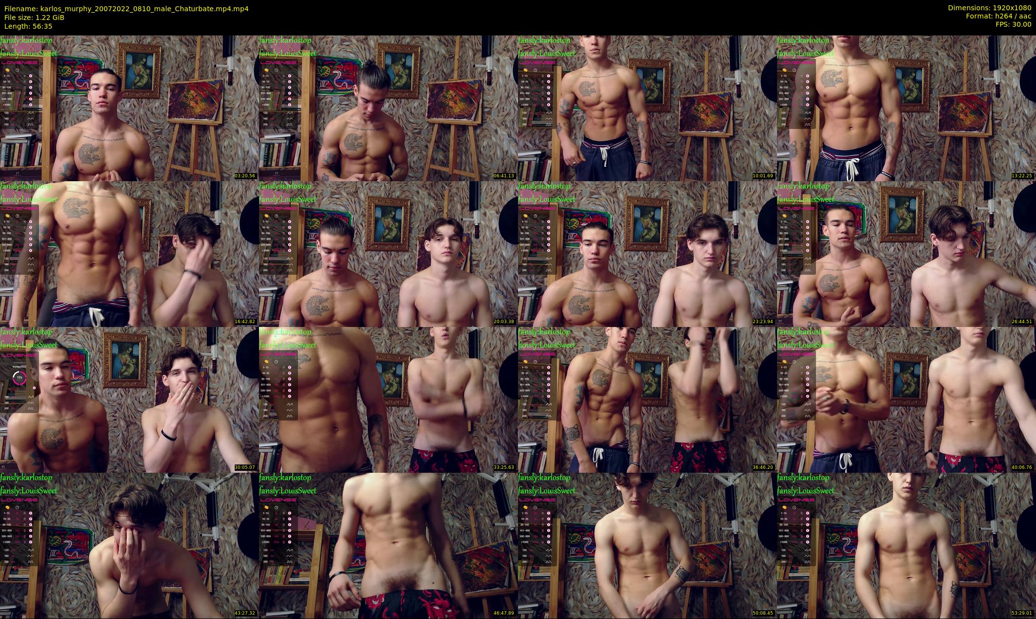 karlos_murphy — 57 minute Chaturbate male cam show recording, 1080p, Jul 20, 2022