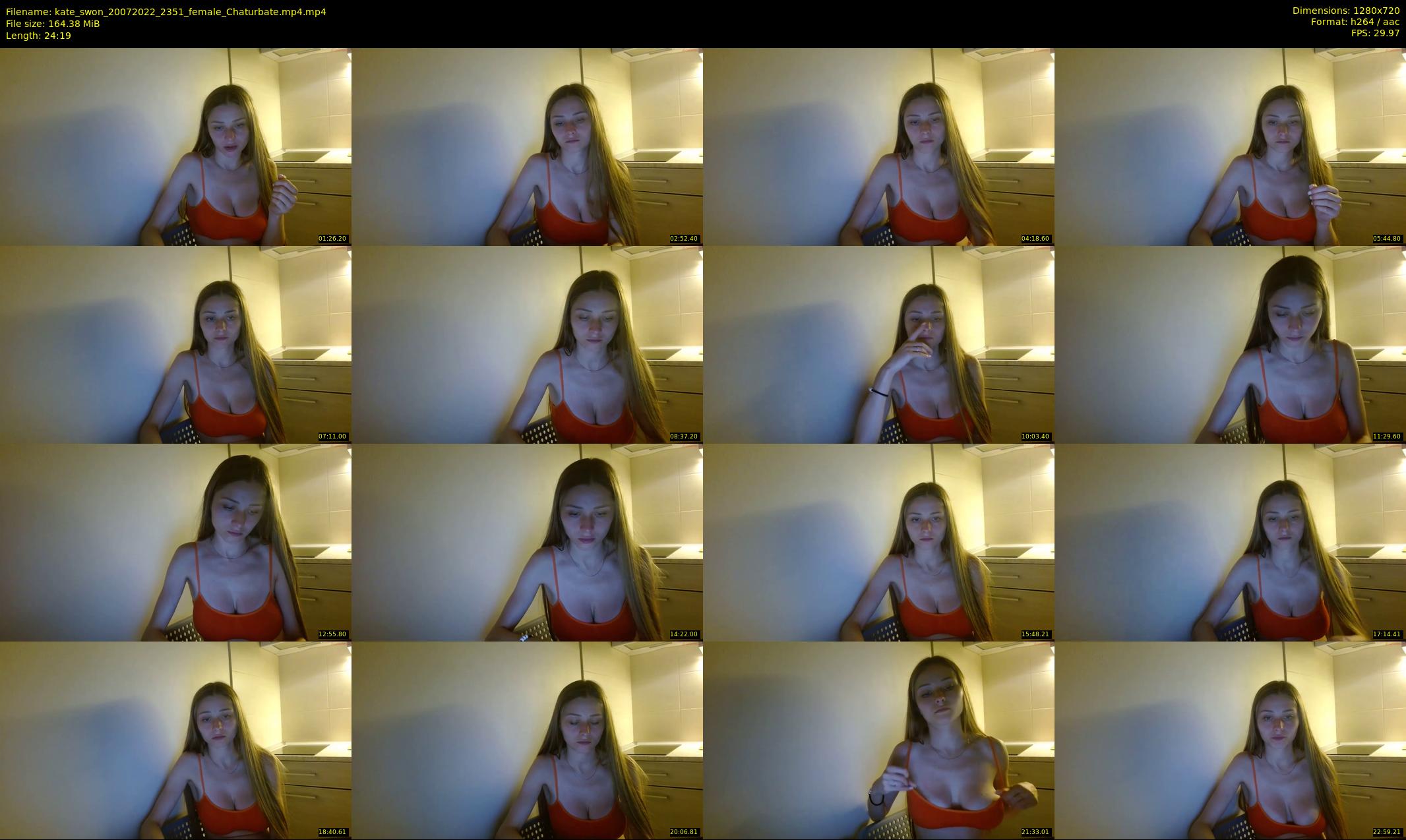 kate_swon — 25 minute Chaturbate female cam show recording, 720p, Jul 20, 2022