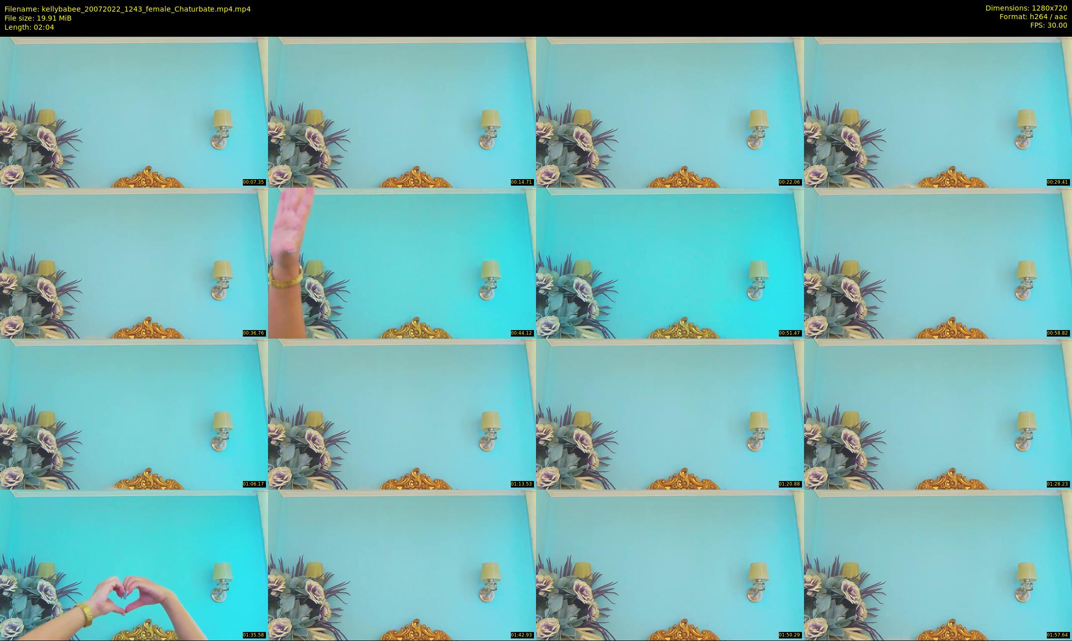 kellybabee — 3 minute Chaturbate female cam show recording, 720p, Jul 20, 2022