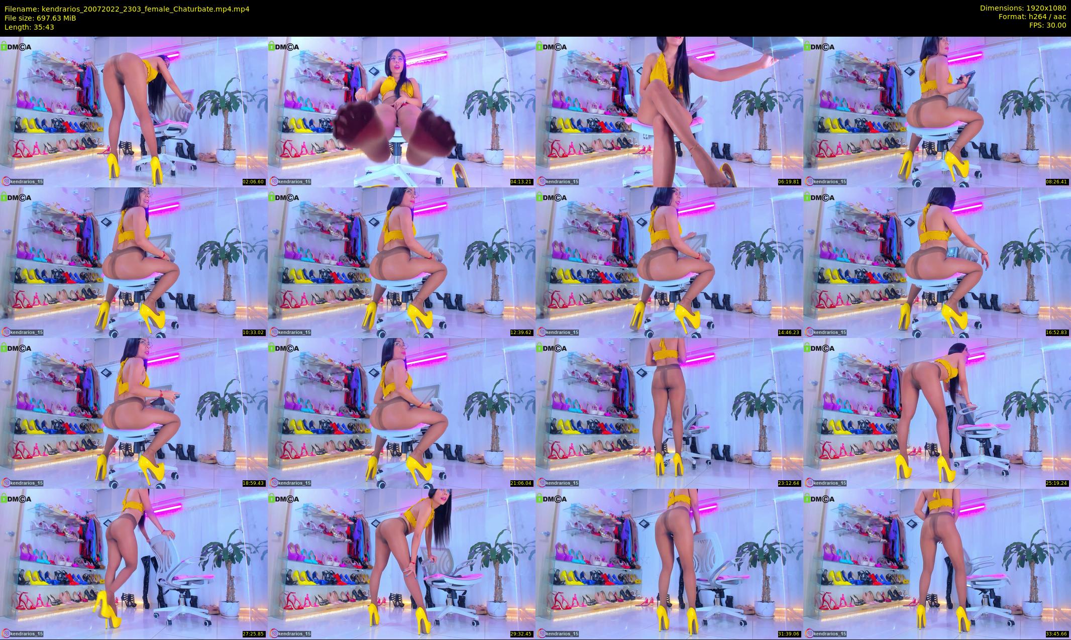 kendrarios — 36 minute Chaturbate female cam show recording, 1080p, Jul 20, 2022