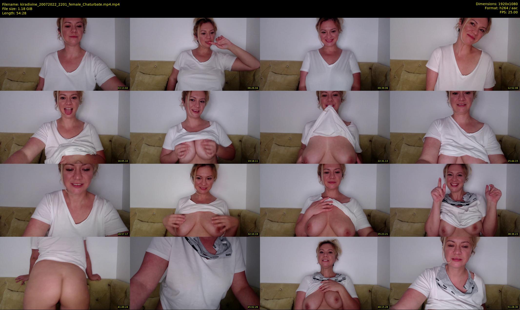 kiradivine — 55 minute Chaturbate female cam show recording, 1080p, Jul 20, 2022