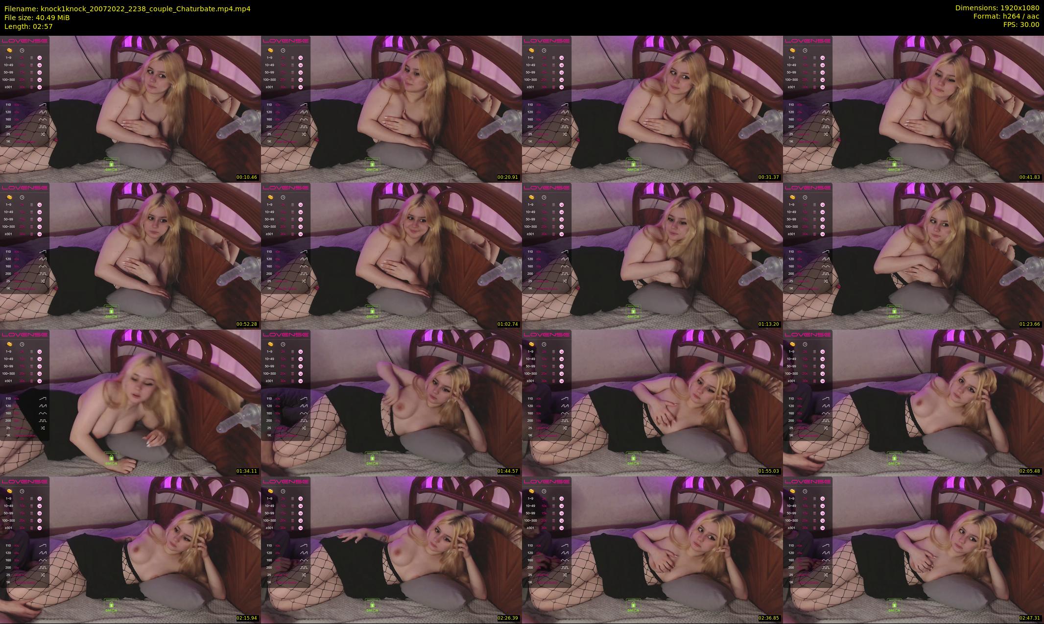 knock1knock — 3 minute Chaturbate couple cam show recording, 1080p, Jul 20, 2022