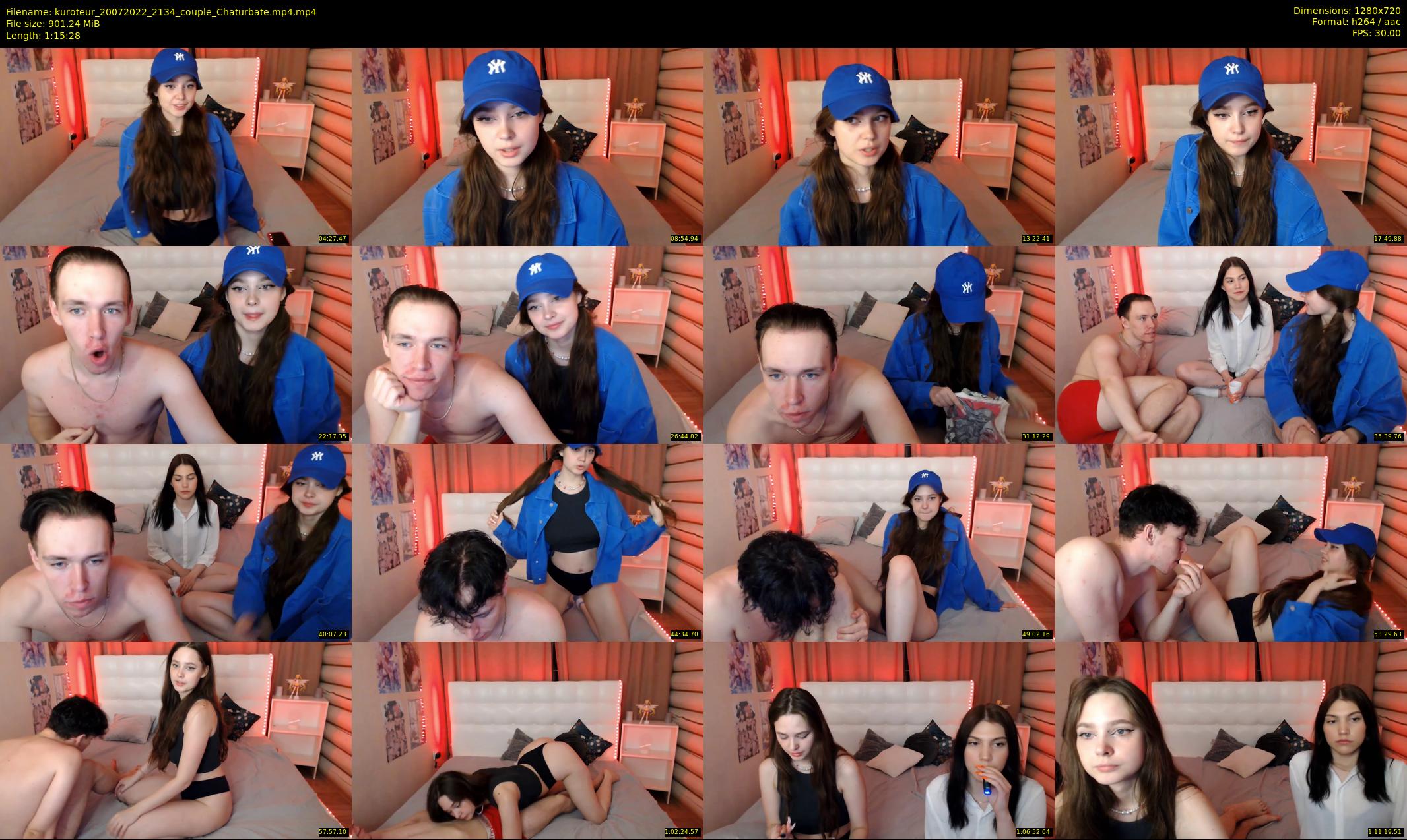 kuroteur — 76 minute Chaturbate couple cam show recording, 720p, Jul 20, 2022