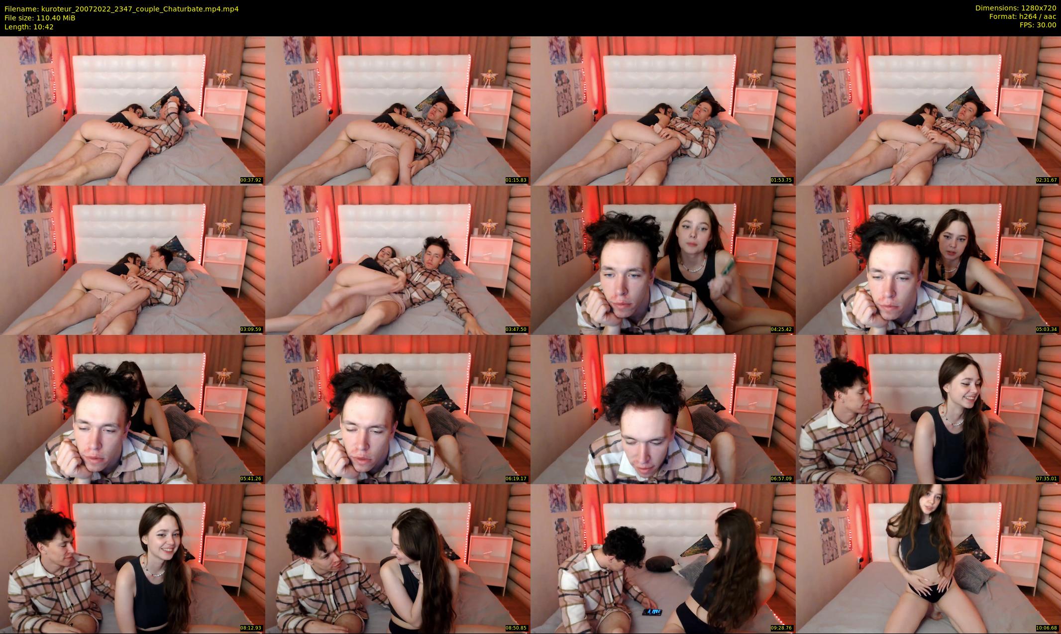 kuroteur — 11 minute Chaturbate couple cam show recording, 720p, Jul 20, 2022