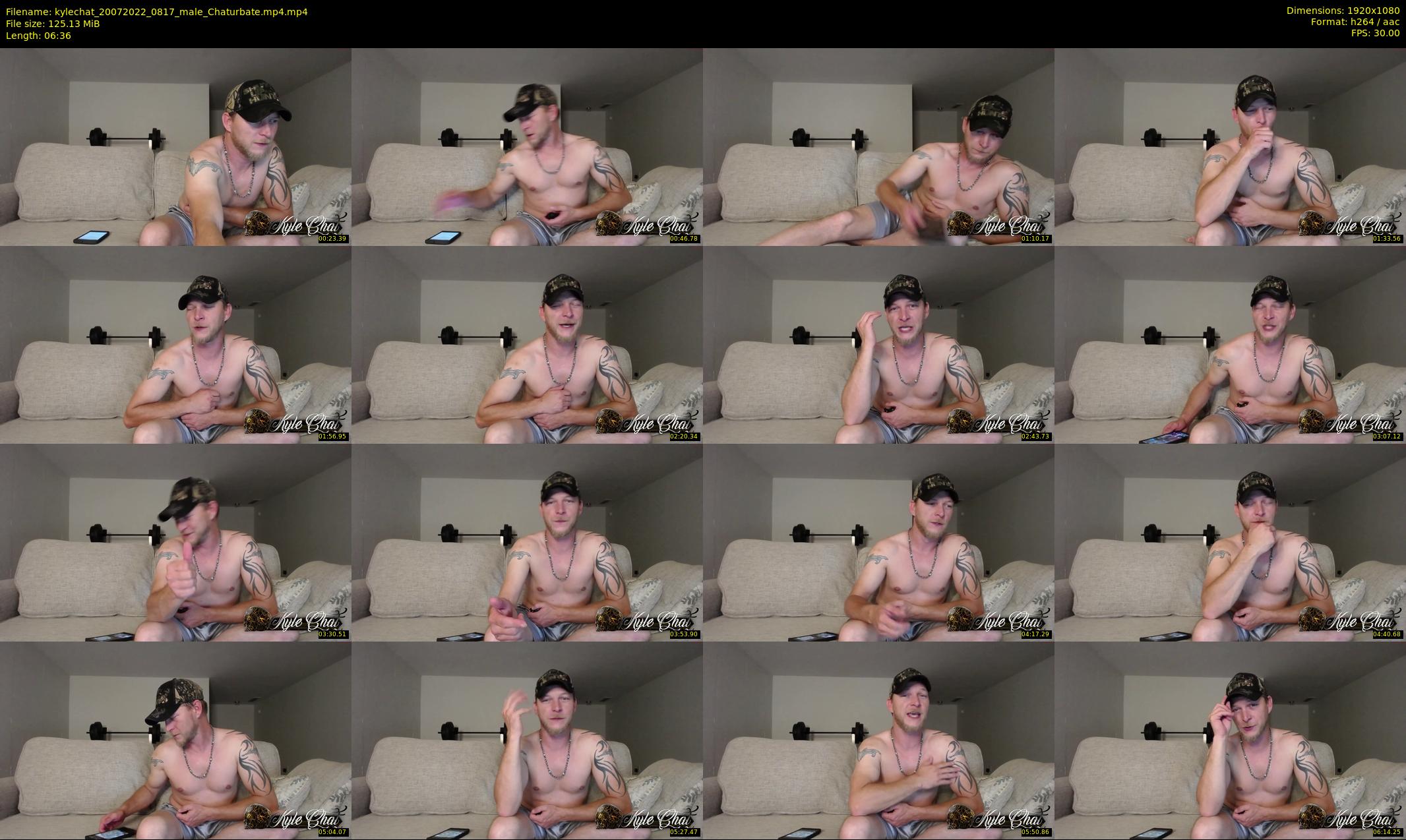 kylechat — 7 minute Chaturbate male cam show recording, 1080p, Jul 20, 2022