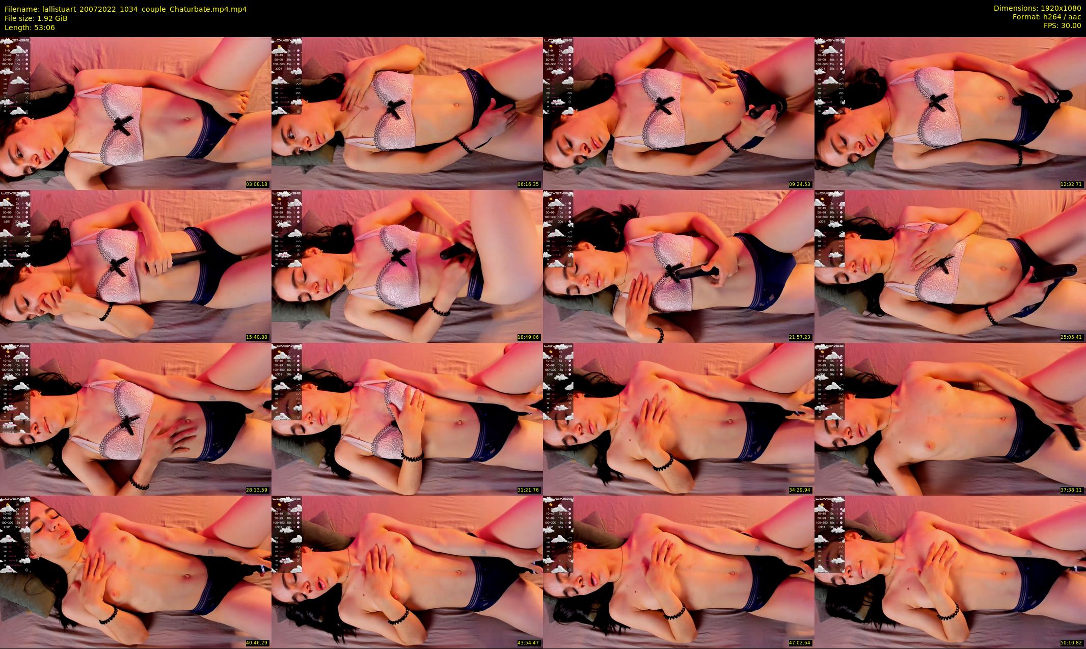 lallistuart — 54 minute Chaturbate female cam show recording, 1080p, Jul 20, 2022