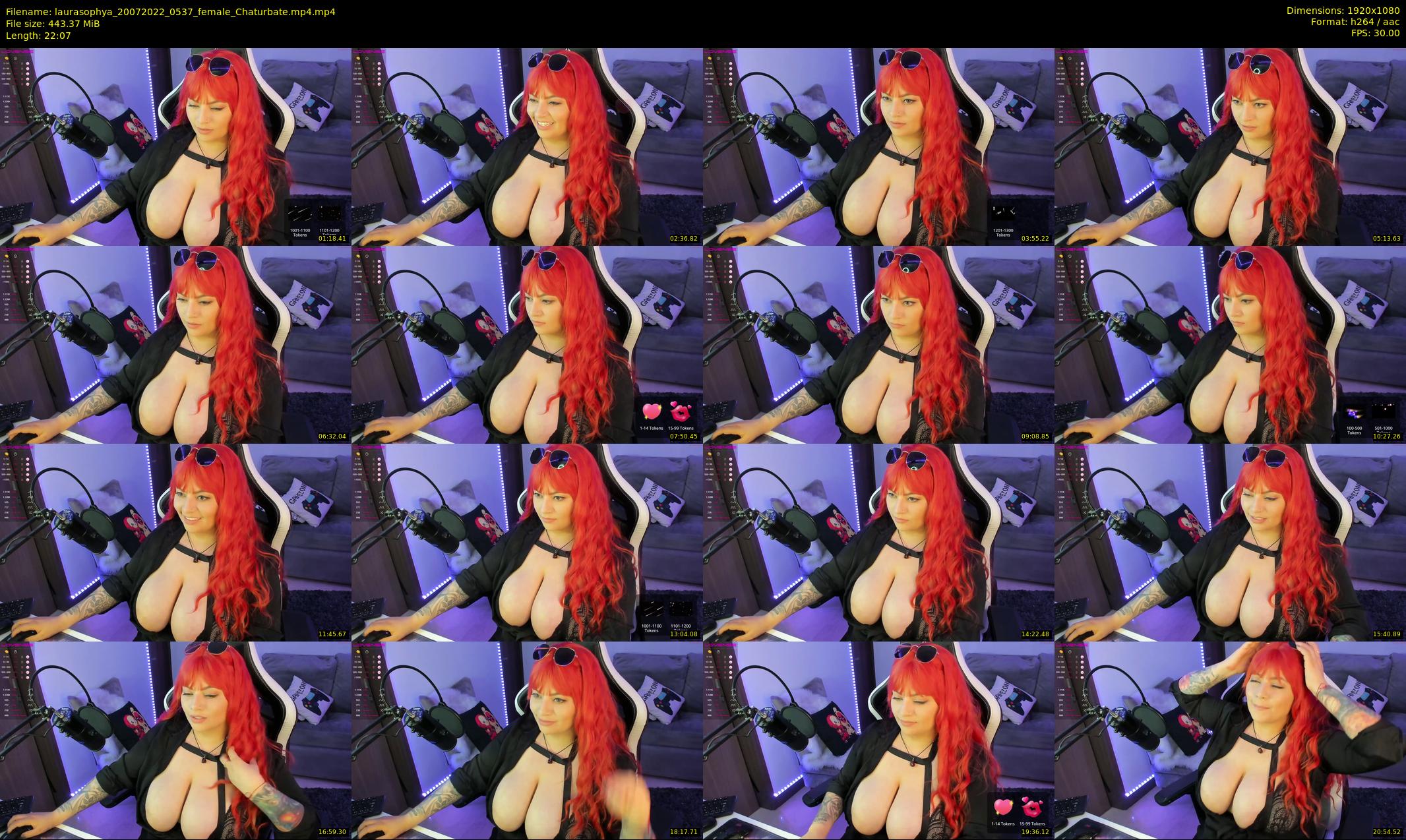 laurasophya — 23 minute Chaturbate female cam show recording, 1080p, Jul 20, 2022