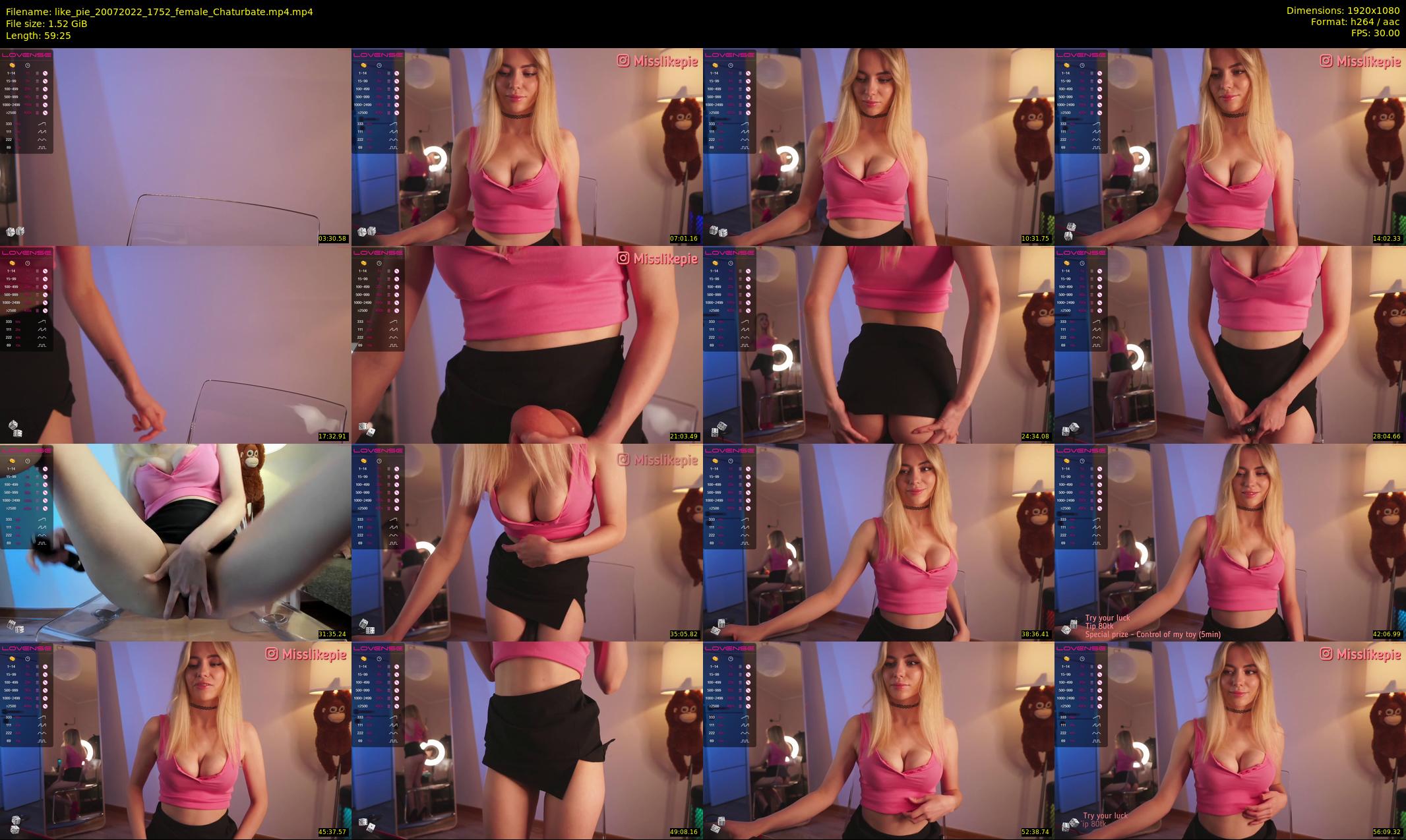 like_pie — 60 minute Chaturbate couple cam show recording, 1080p, Jul 20, 2022