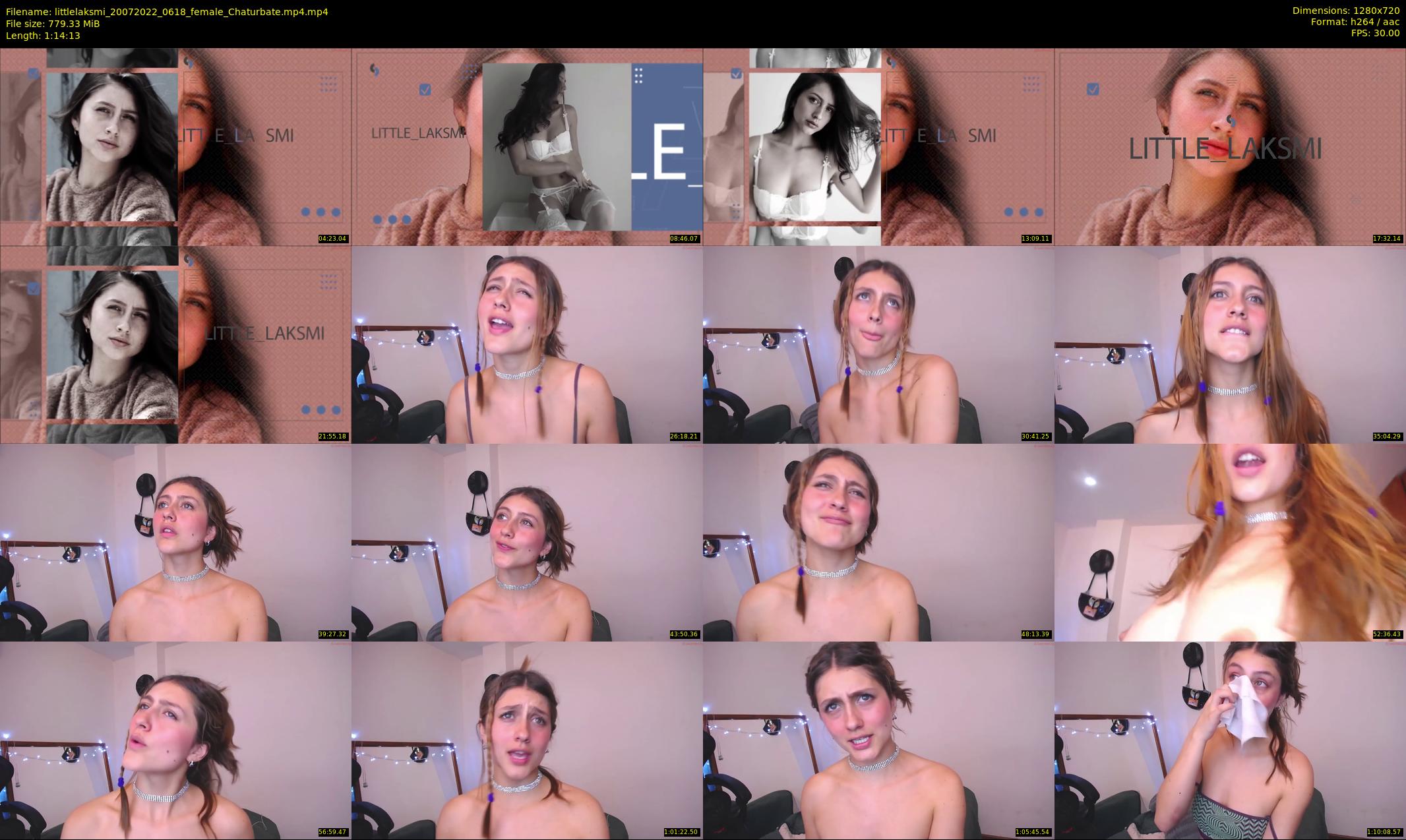 littlelaksmi — 75 minute Chaturbate female cam show recording, 720p, Jul 20, 2022