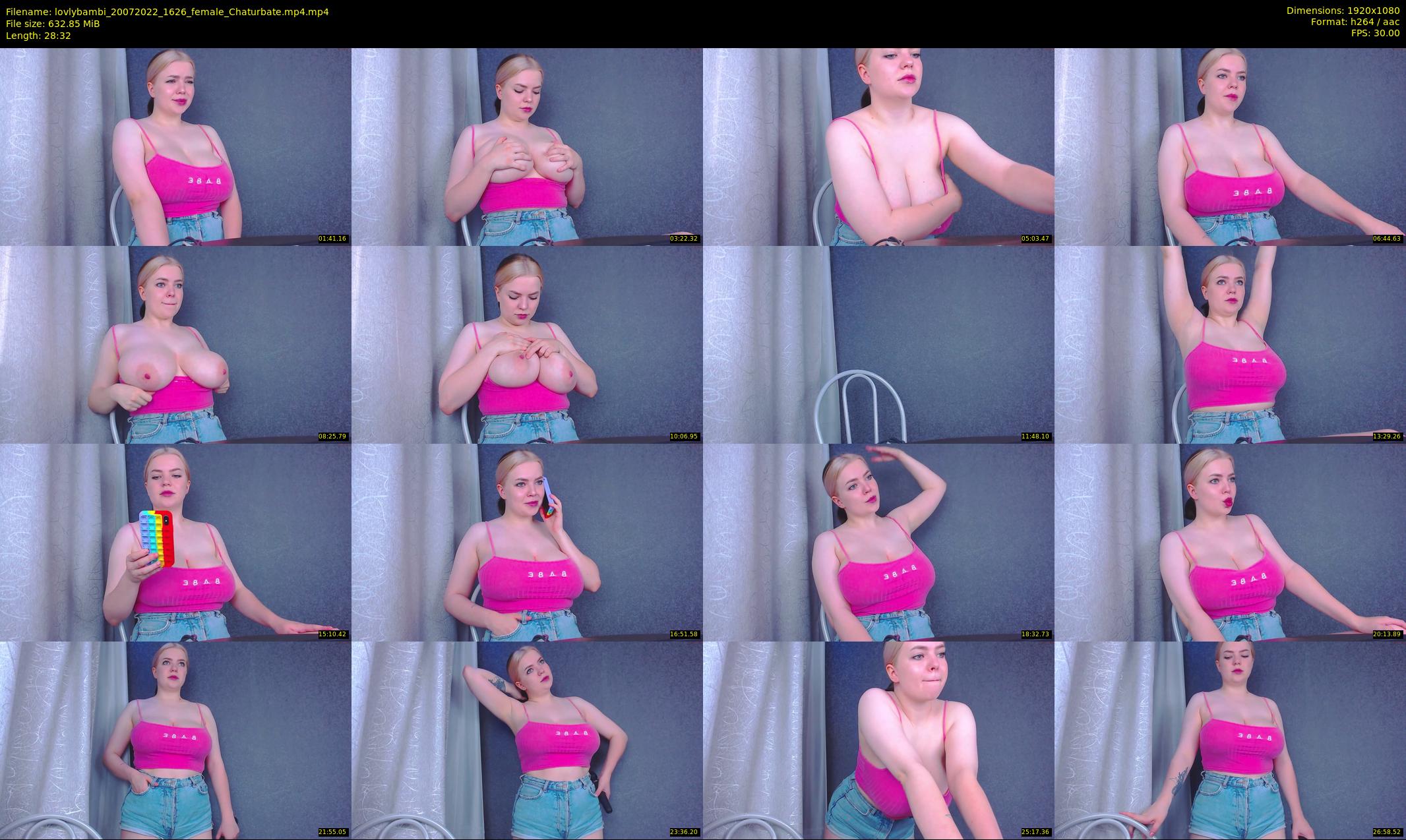 lovlybambi — 29 minute Chaturbate female cam show recording, 1080p, Jul 20, 2022