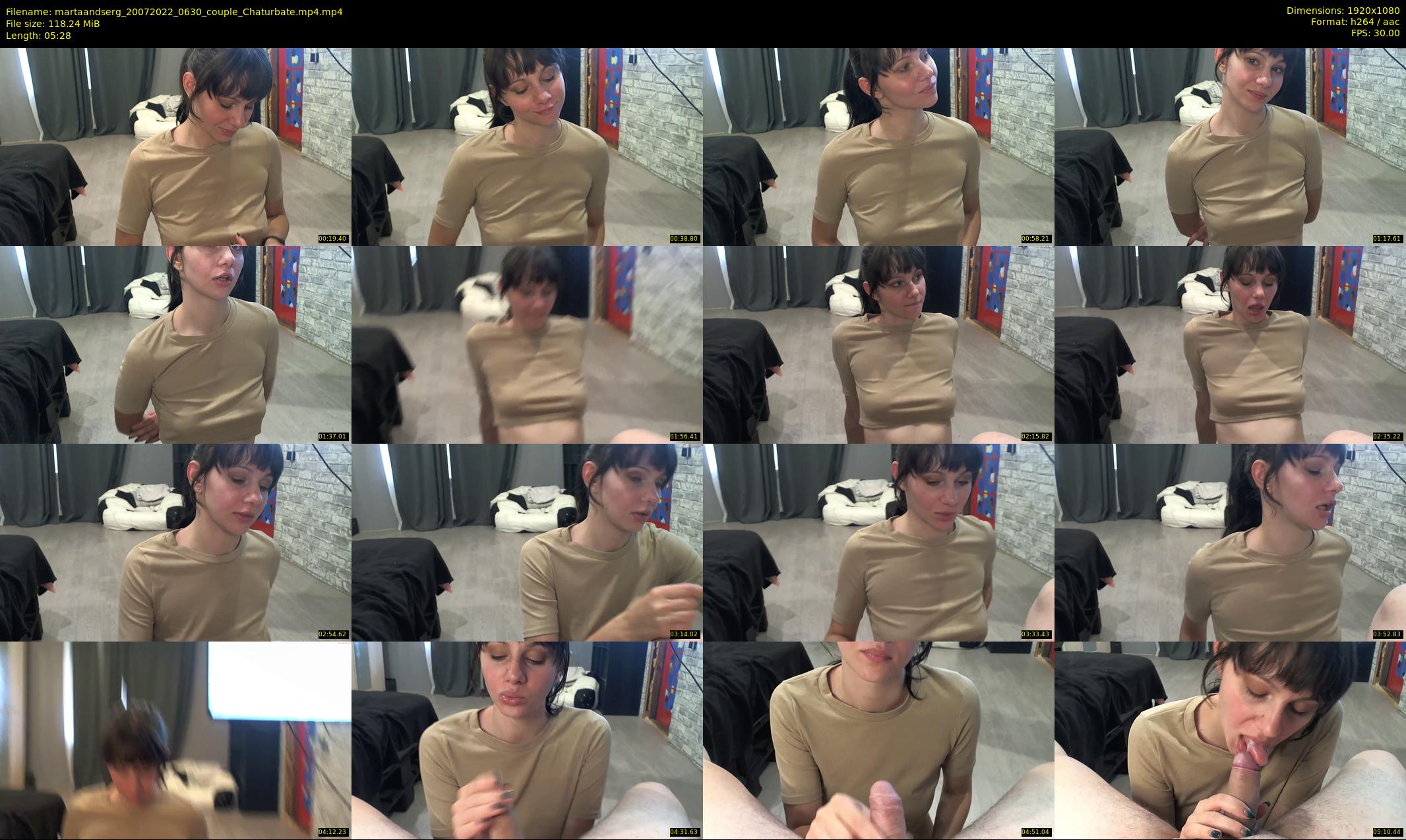 martaandserg — 6 minute Chaturbate female cam show recording, 1080p, Jul 20, 2022