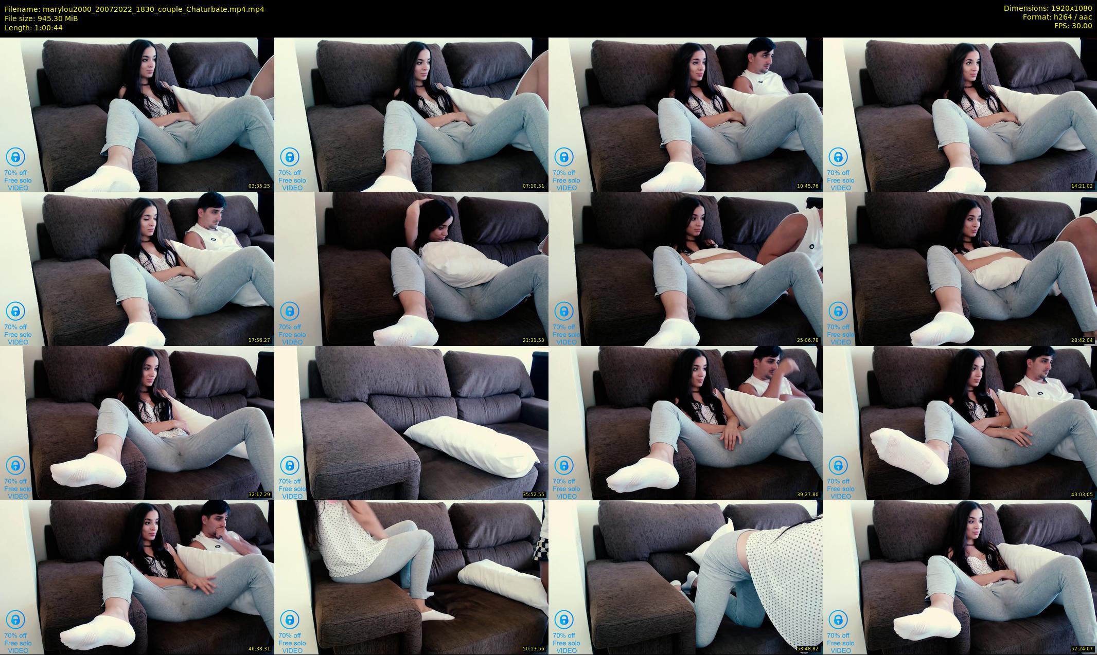 marylou2000 — 61 minute Chaturbate couple cam show recording, 1080p, Jul 20, 2022