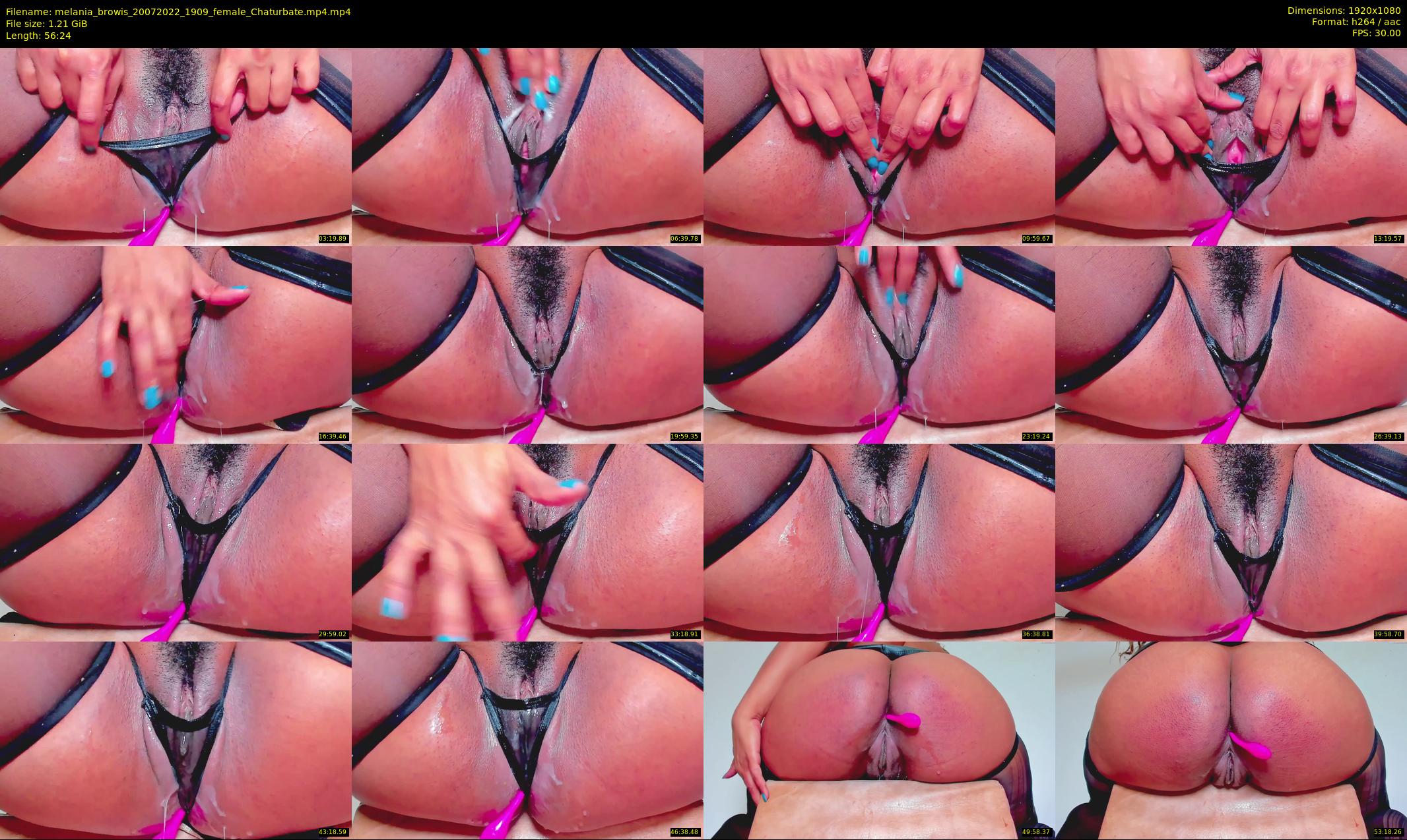 melania_browis — 57 minute Chaturbate female cam show recording, 1080p, Jul 20, 2022