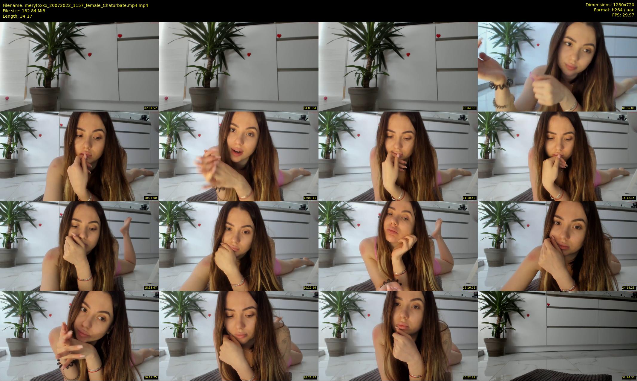 meryfoxxx — 35 minute Chaturbate female cam show recording, 720p, Jul 20, 2022