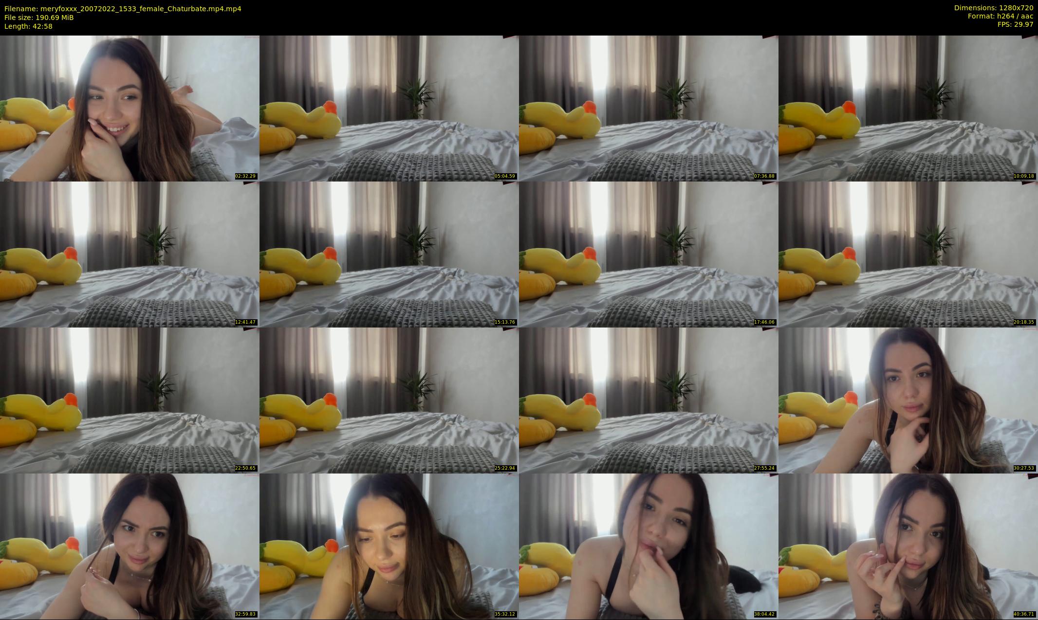 meryfoxxx — 43 minute Chaturbate female cam show recording, 720p, Jul 20, 2022