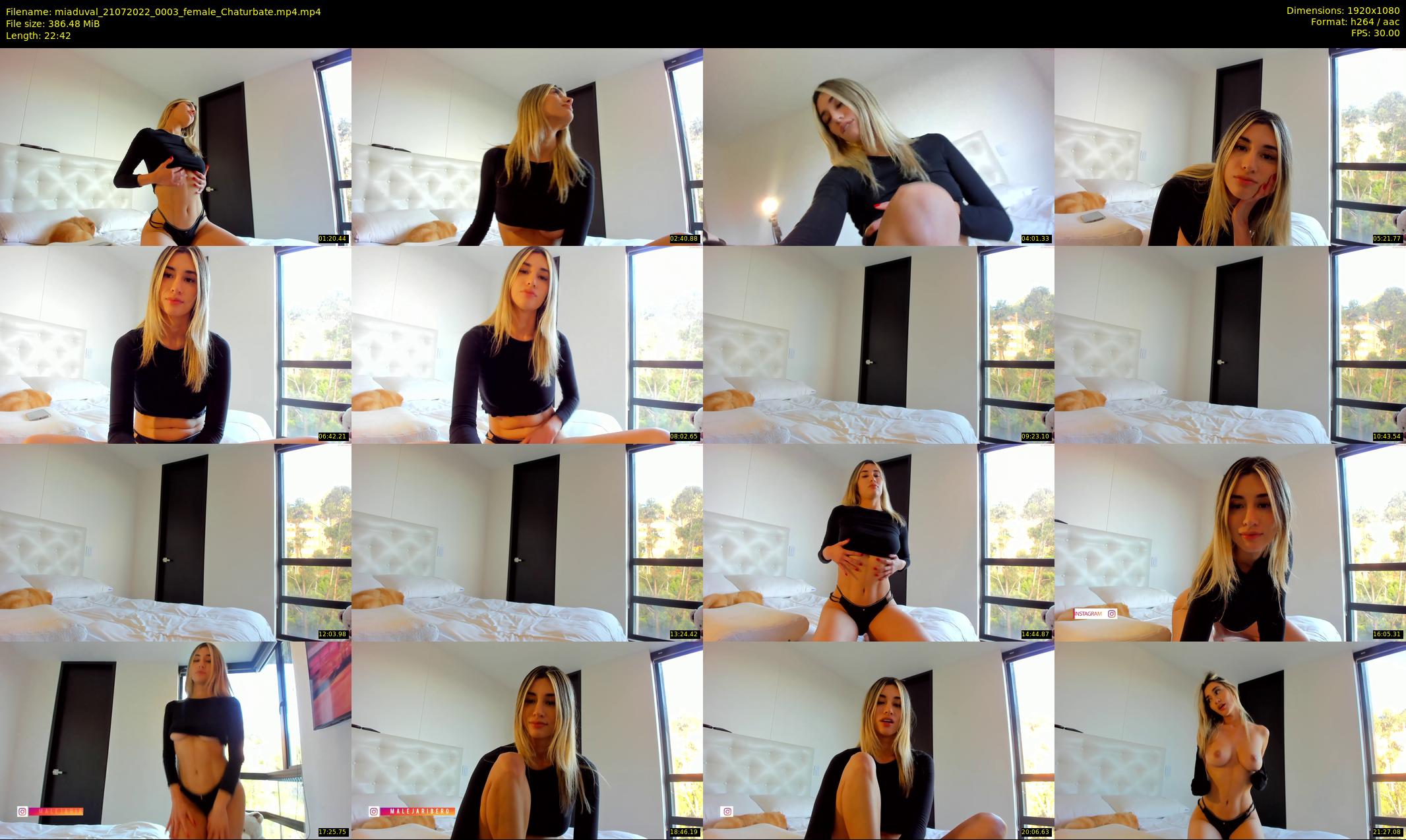 miaduval — 23 minute Chaturbate female cam show recording, 1080p, Jul 21, 2022