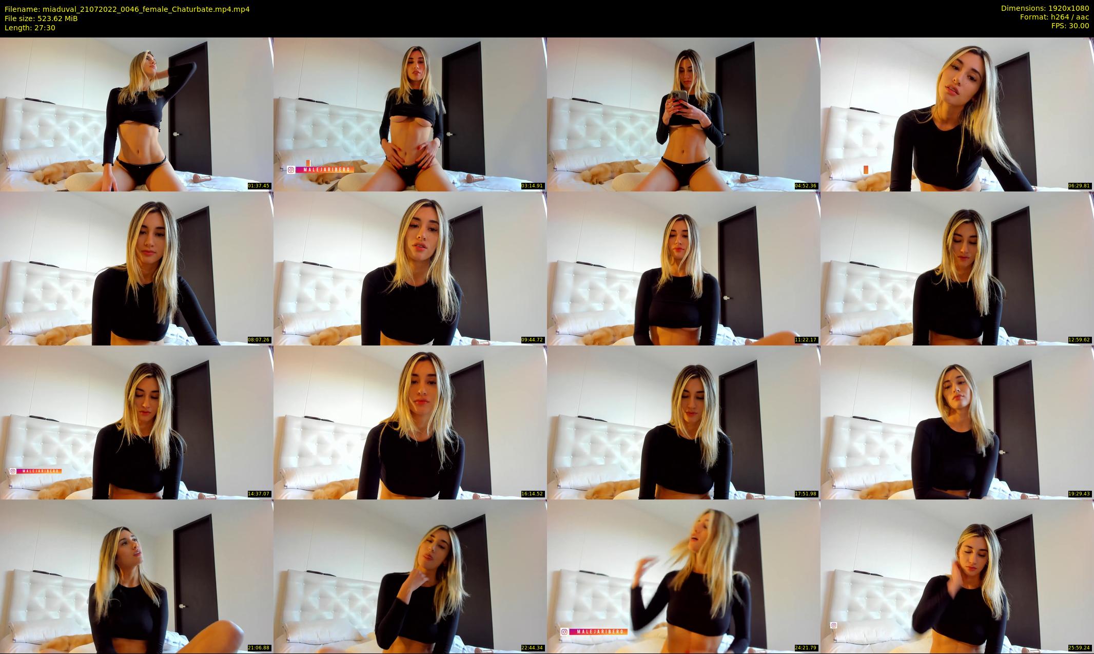 miaduval — 28 minute Chaturbate female cam show recording, 1080p, Jul 21, 2022