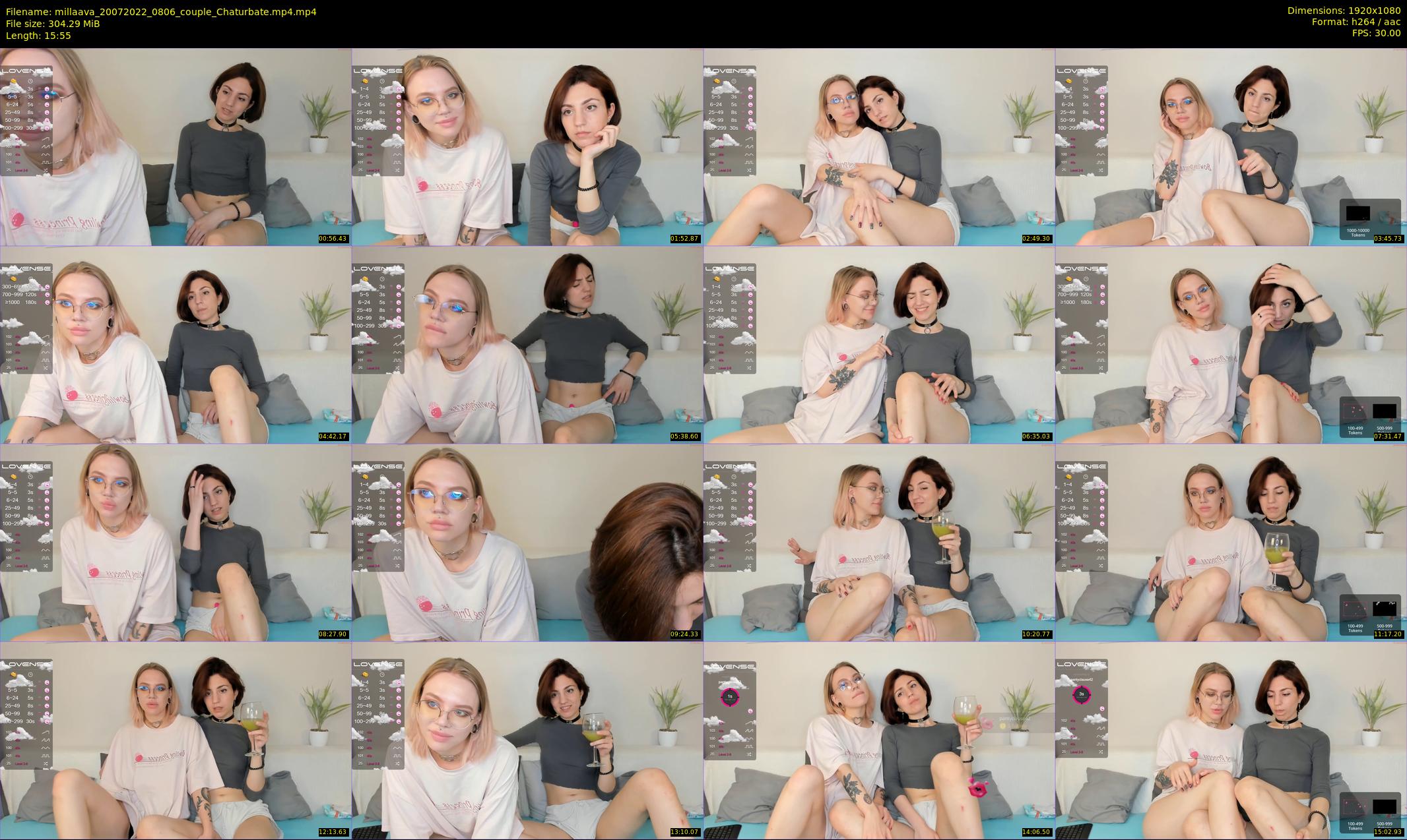 millaava — 16 minute Chaturbate female cam show recording, 1080p, Jul 20, 2022