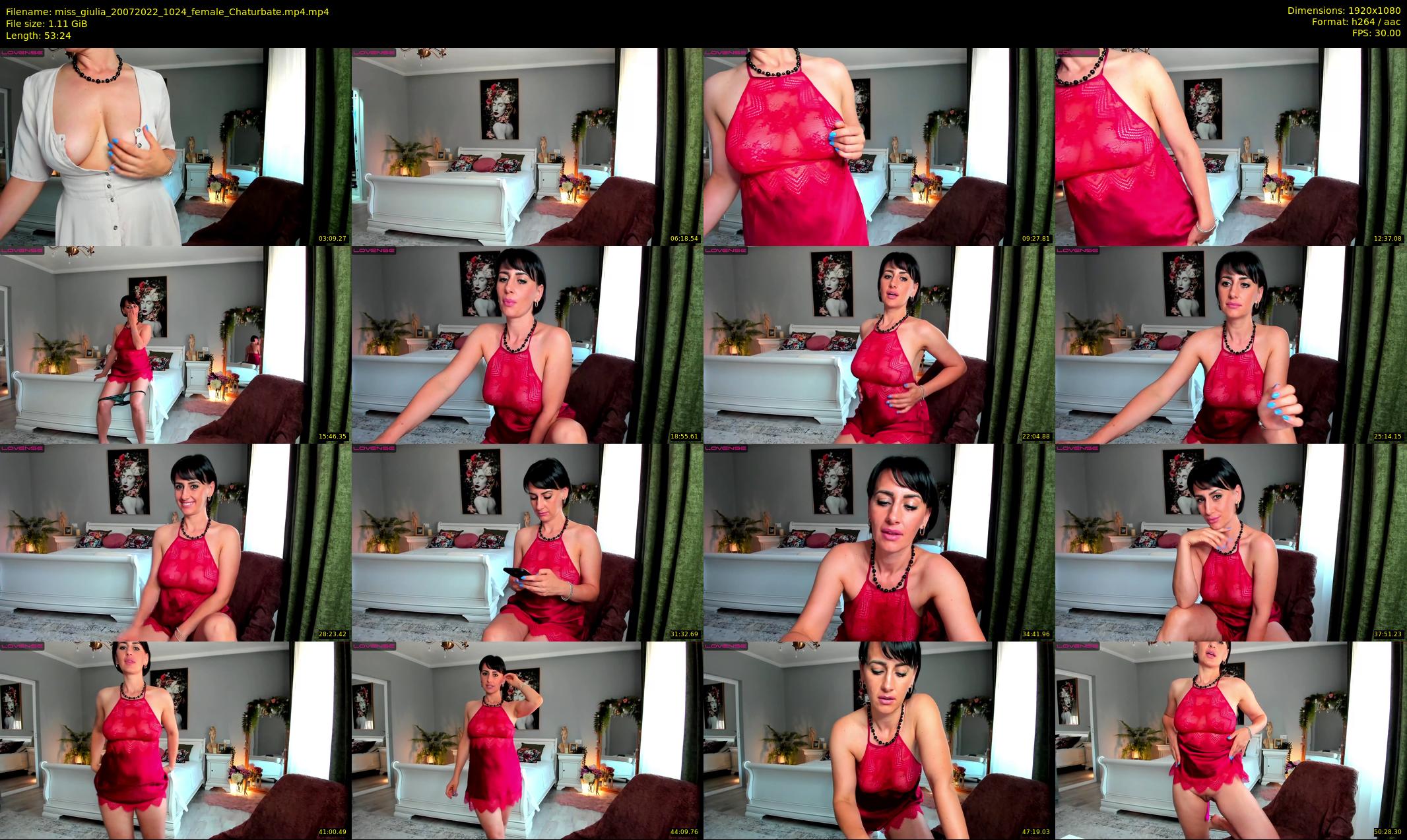 miss_giulia — 54 minute Chaturbate female cam show recording, 1080p, Jul 20, 2022