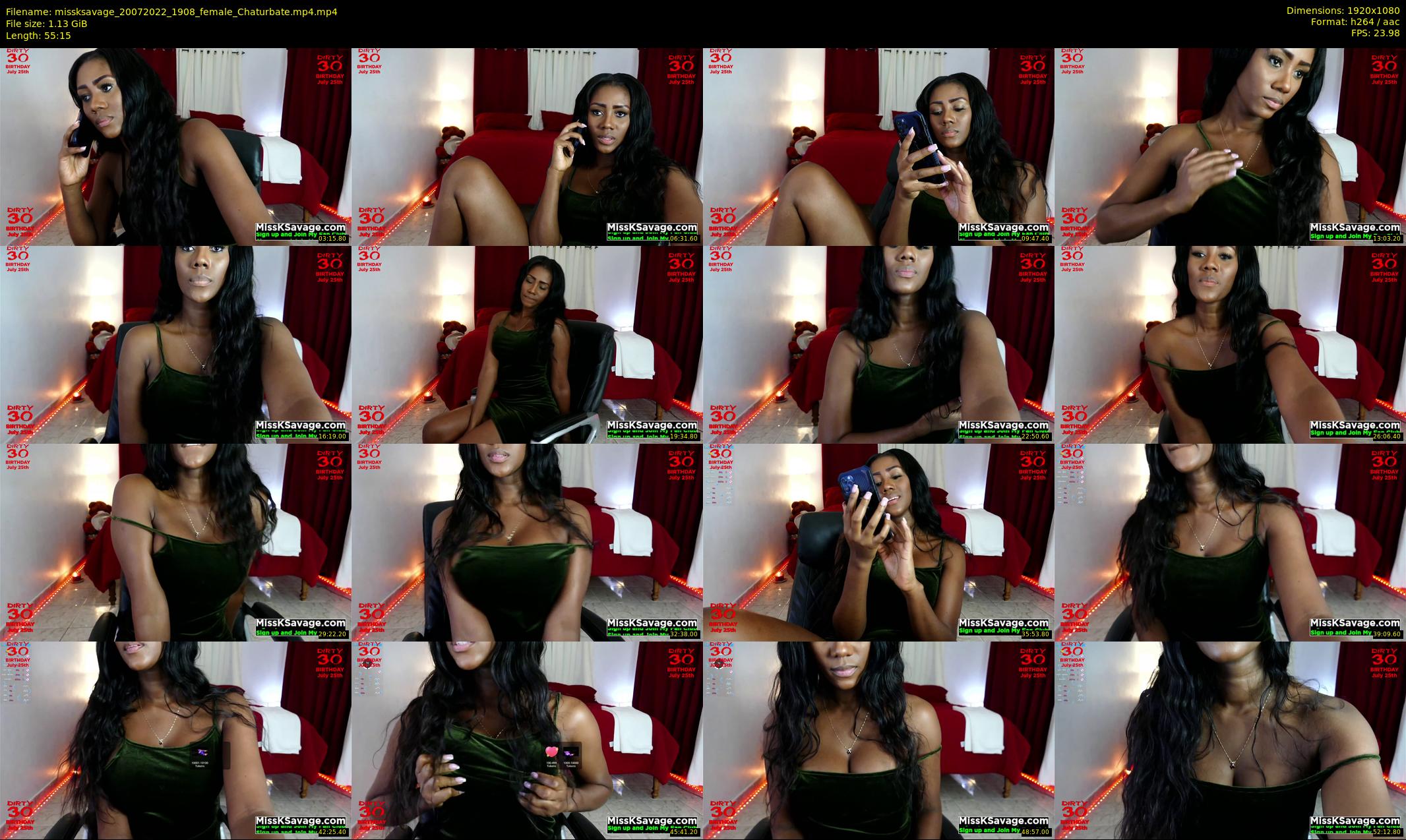 missksavage — 56 minute Chaturbate female cam show recording, 1080p, Jul 20, 2022