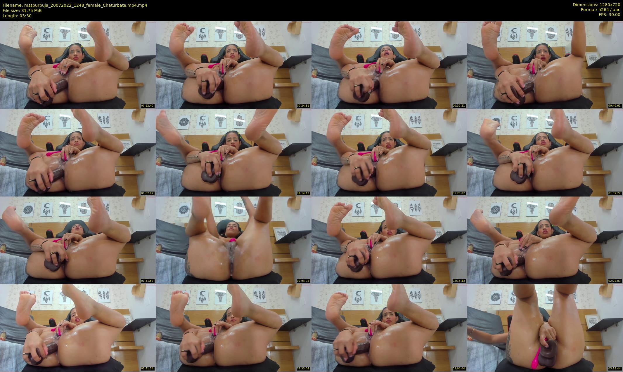 mssburbuja — 4 minute Chaturbate female cam show recording, 720p, Jul 20, 2022