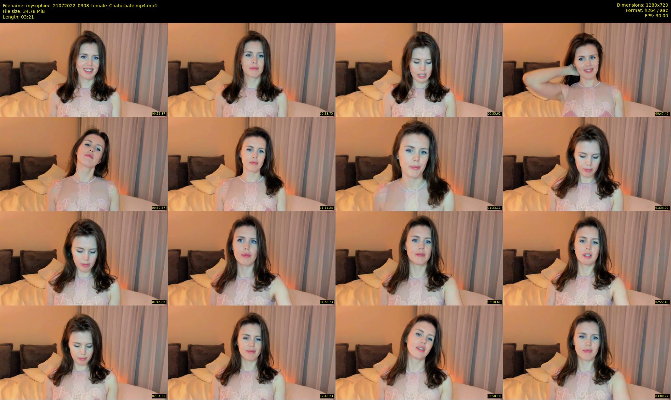 mysophiee — 4 minute Chaturbate female cam show recording, 720p, Jul 21, 2022